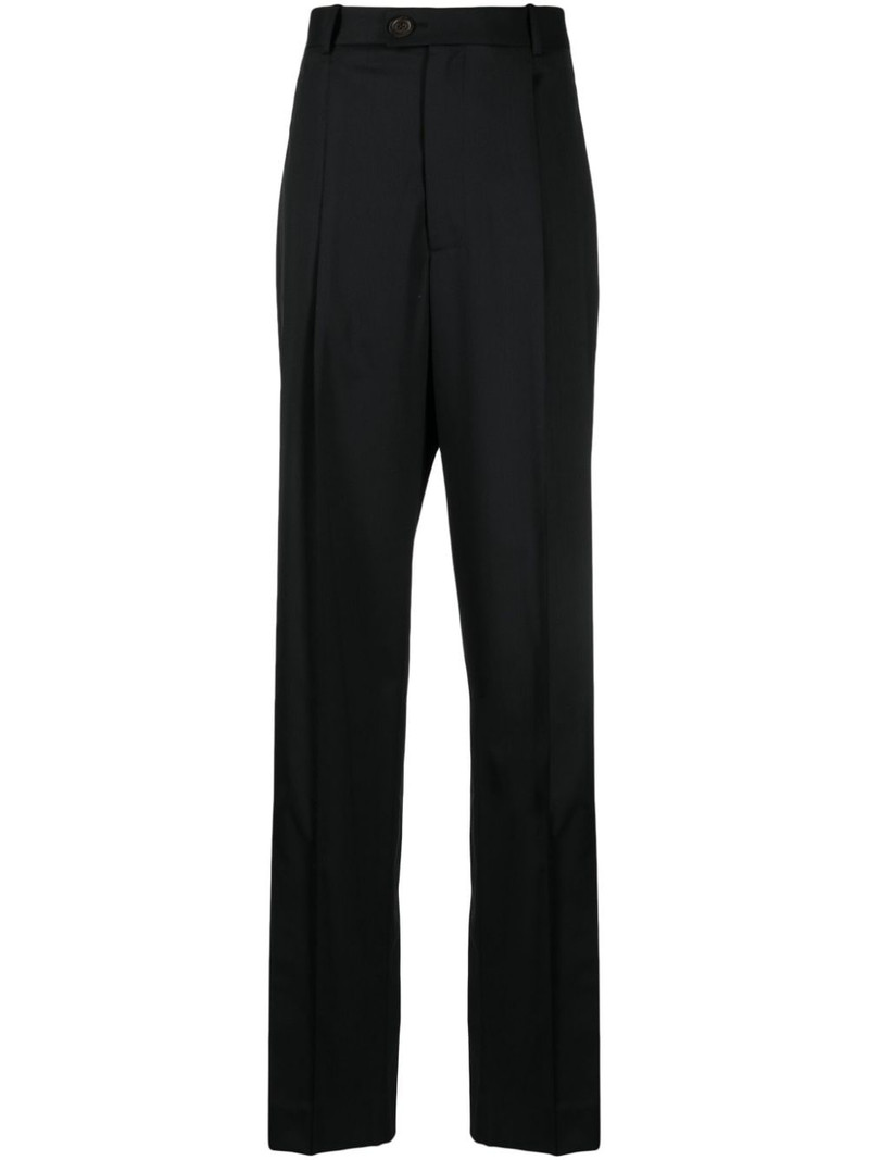 pressed-crease tailored trousers 1
