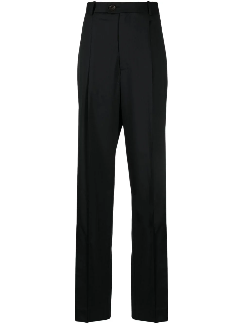 pressed-crease tailored trousers - 1