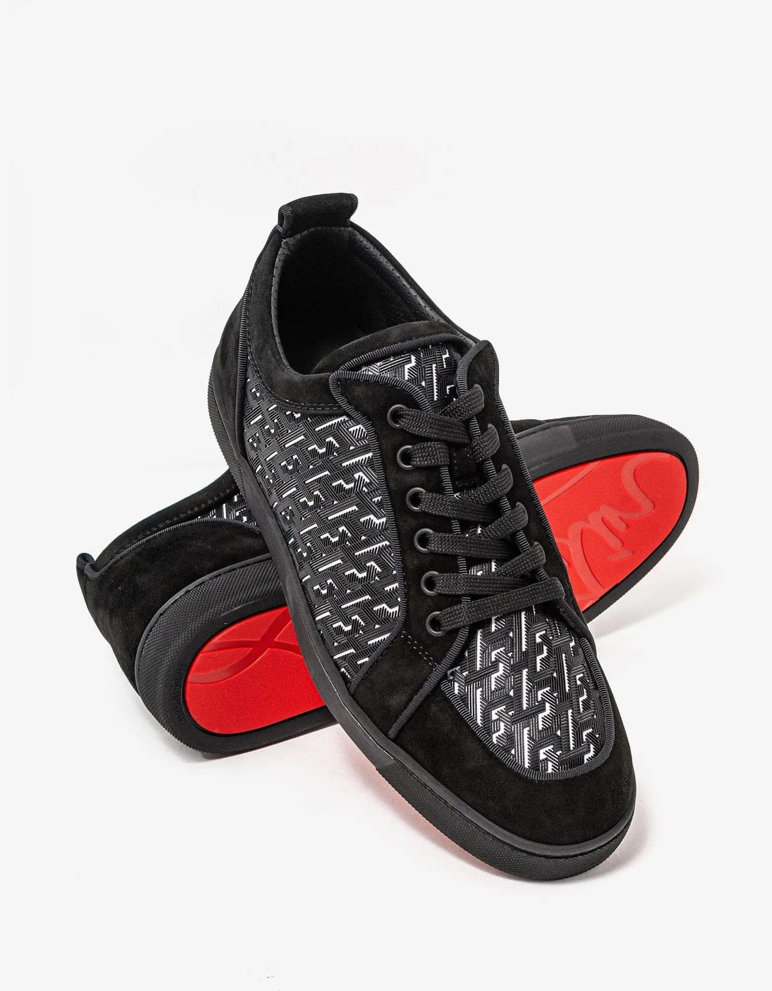 Christian Louboutin Rantulow Black Techno CL Trainers - 7