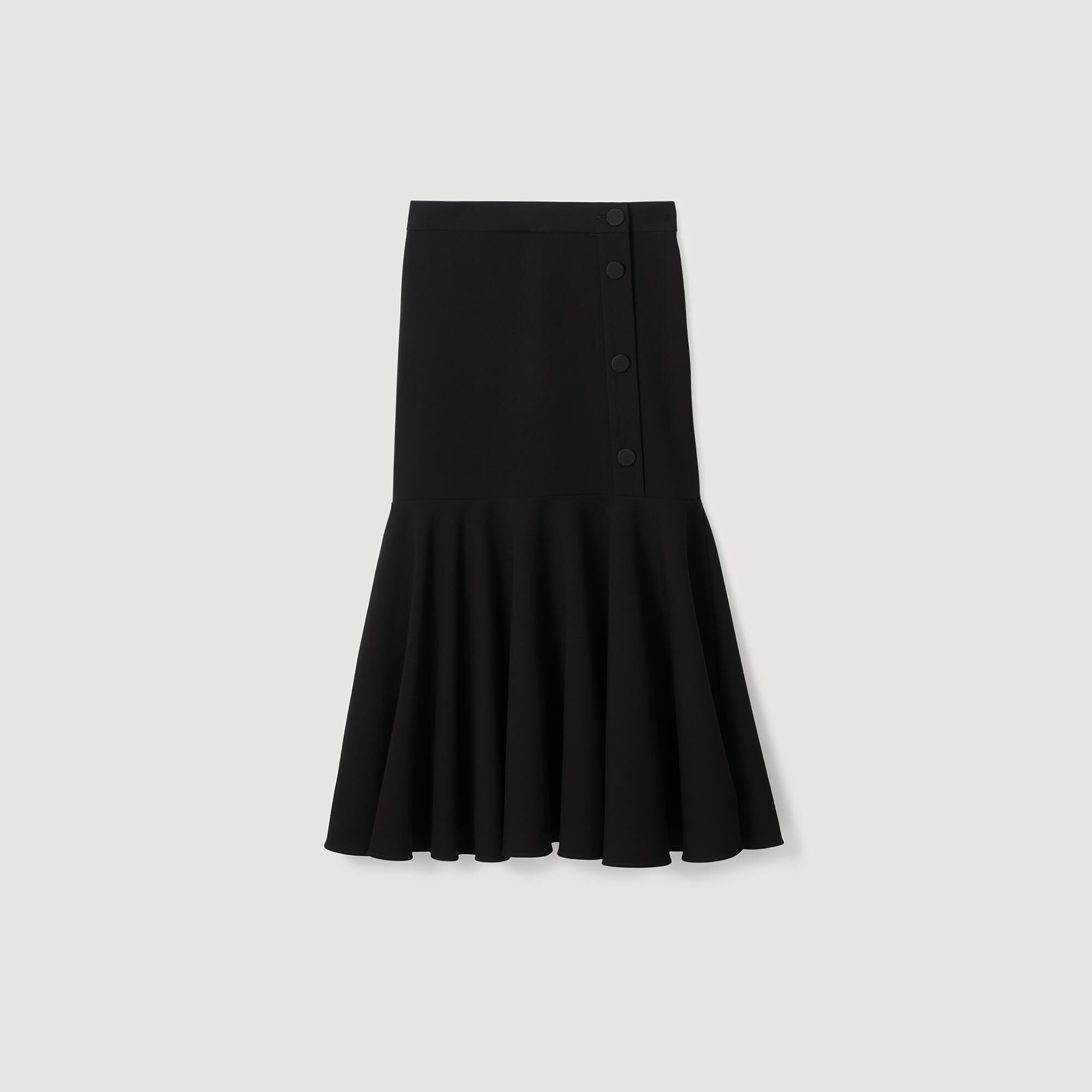 MIDI RUFFLED SKIRT - 6
