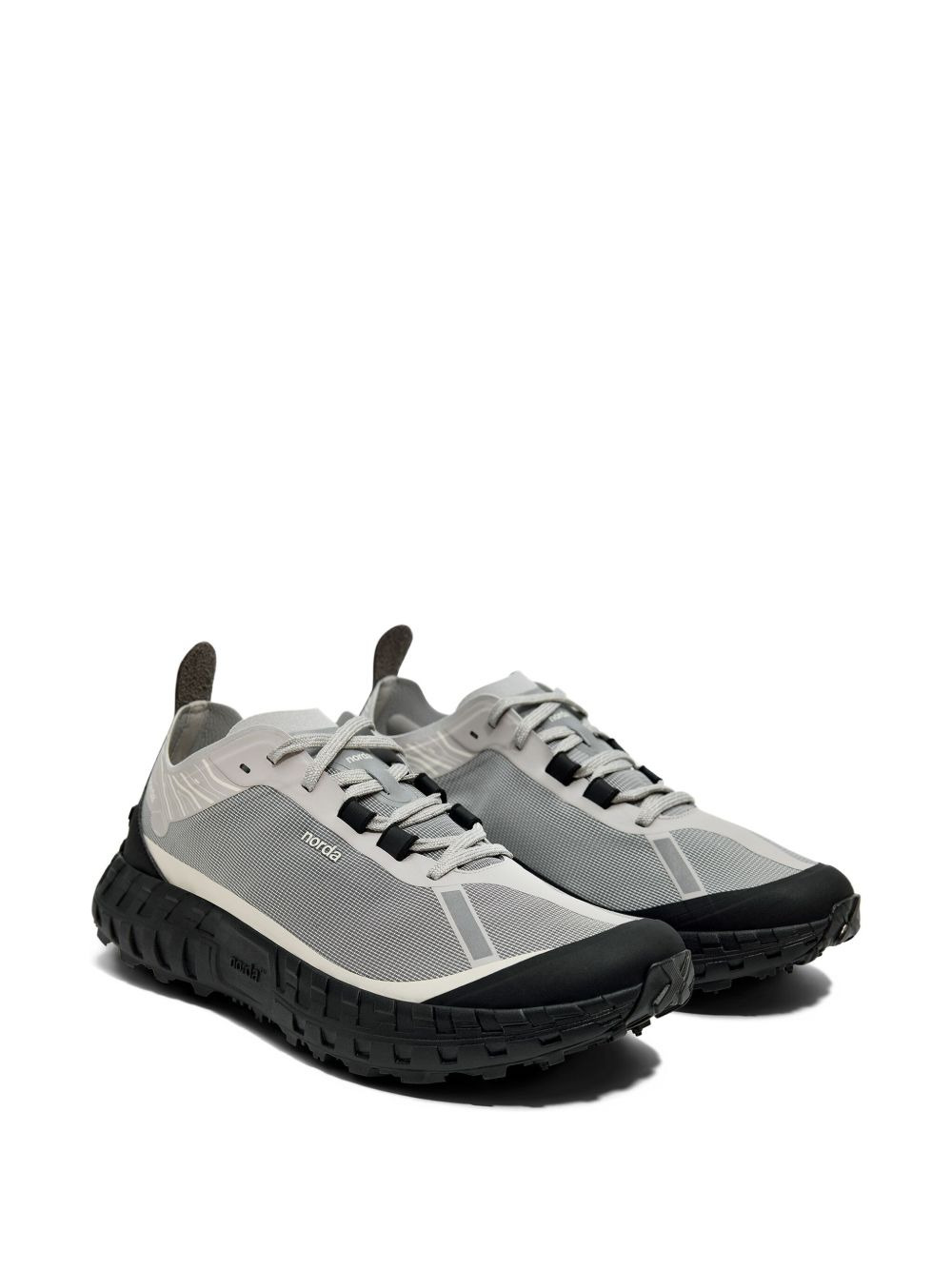 001A mesh-panel sneakers - 2