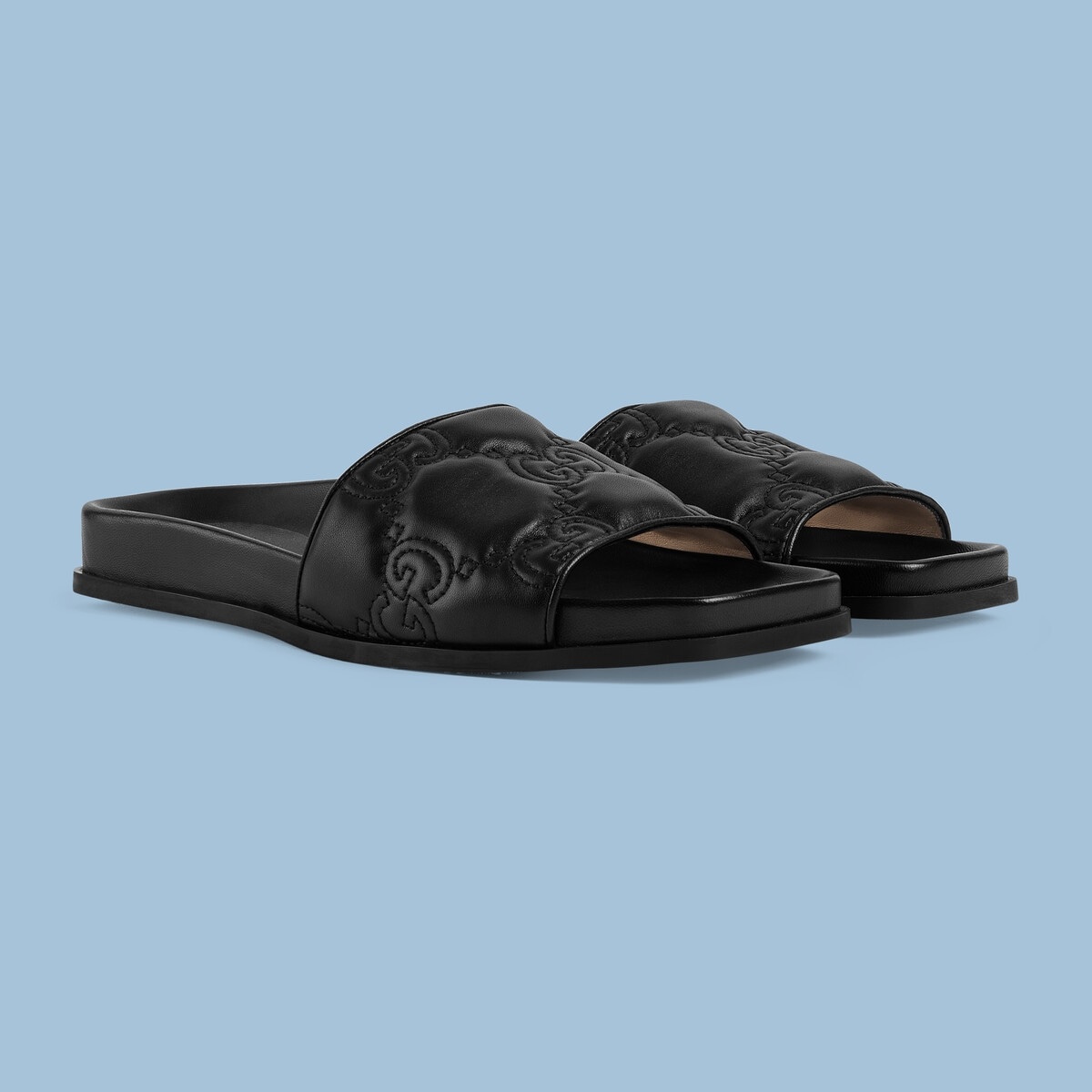 Women's GG matelassé slide sandal - 2