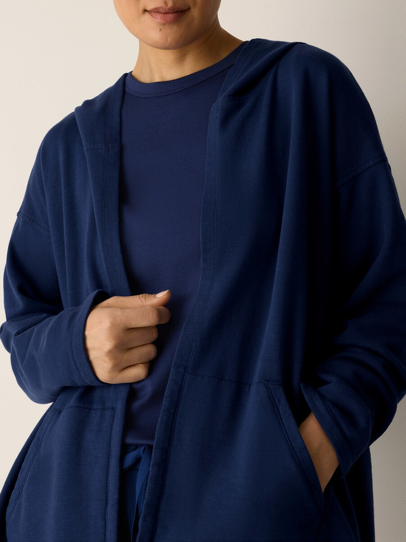 Garment-Dyed Organic Cotton Terry Hooded Jacket 5