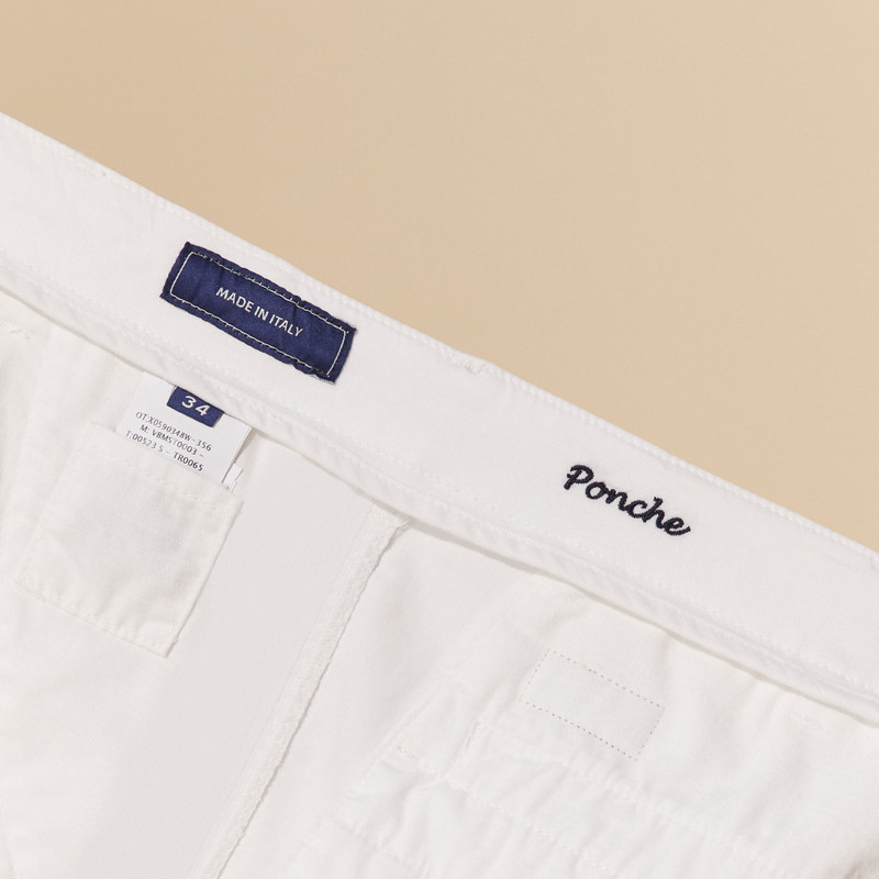 Men Tencel Cotton Bermuda Shorts Solid 6