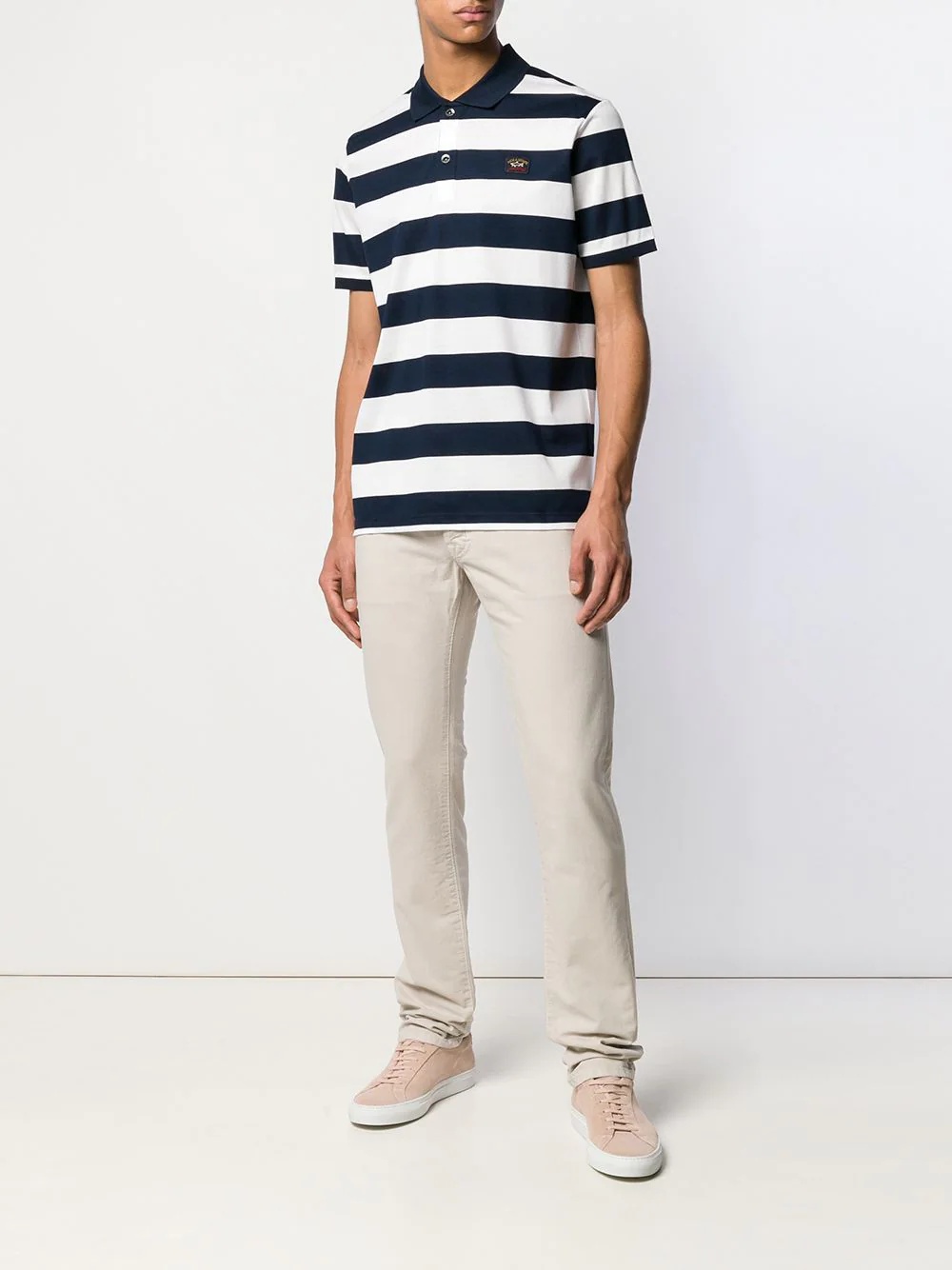 striped polo shirt - 2