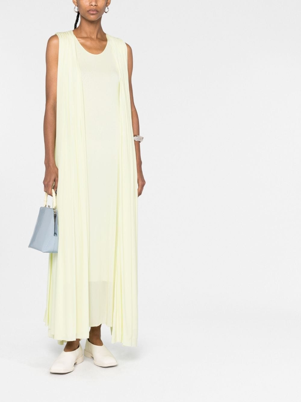 draped maxi dress - 2