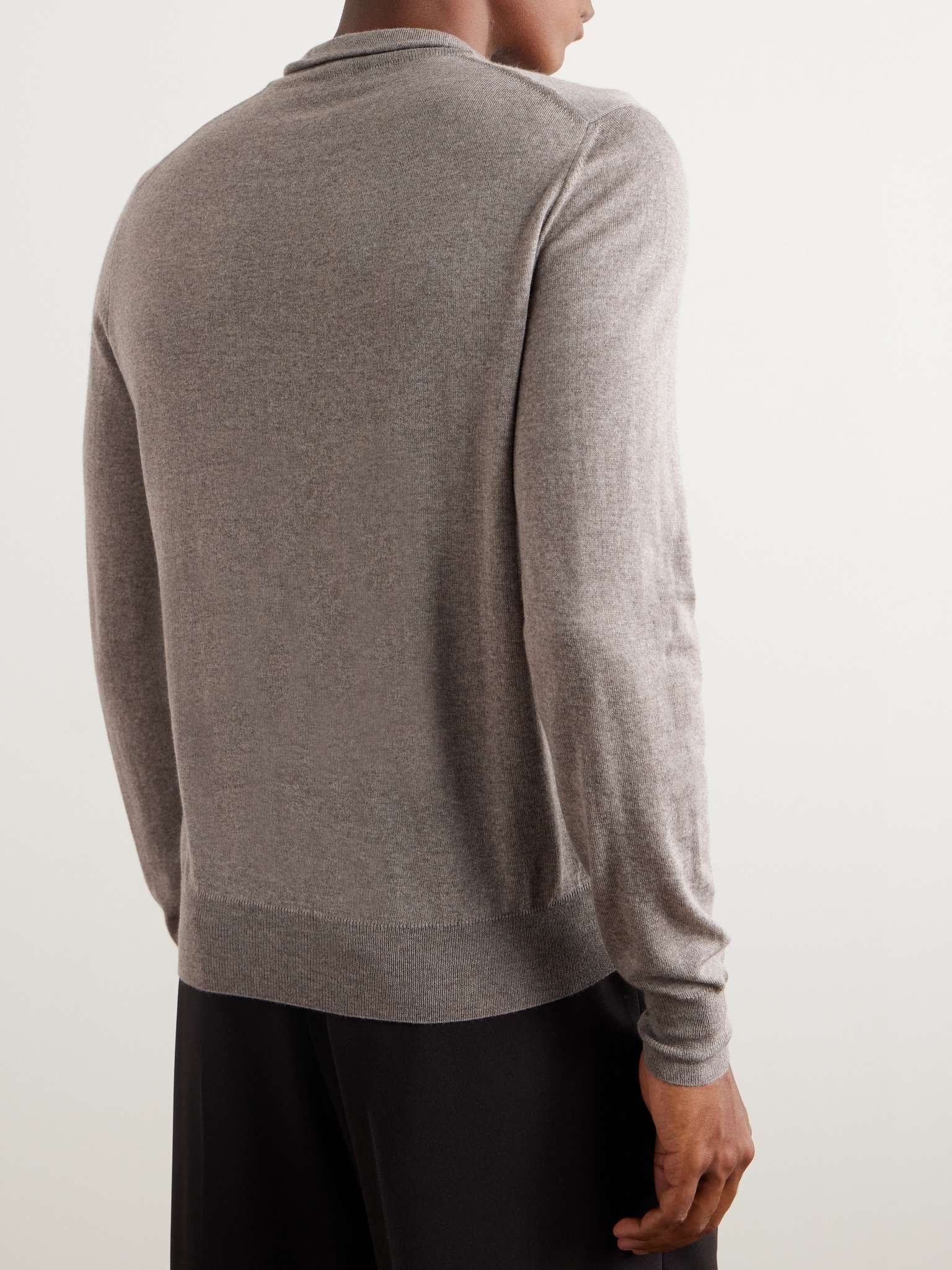 Slim-Fit Wool Half-Zip Sweater - 3