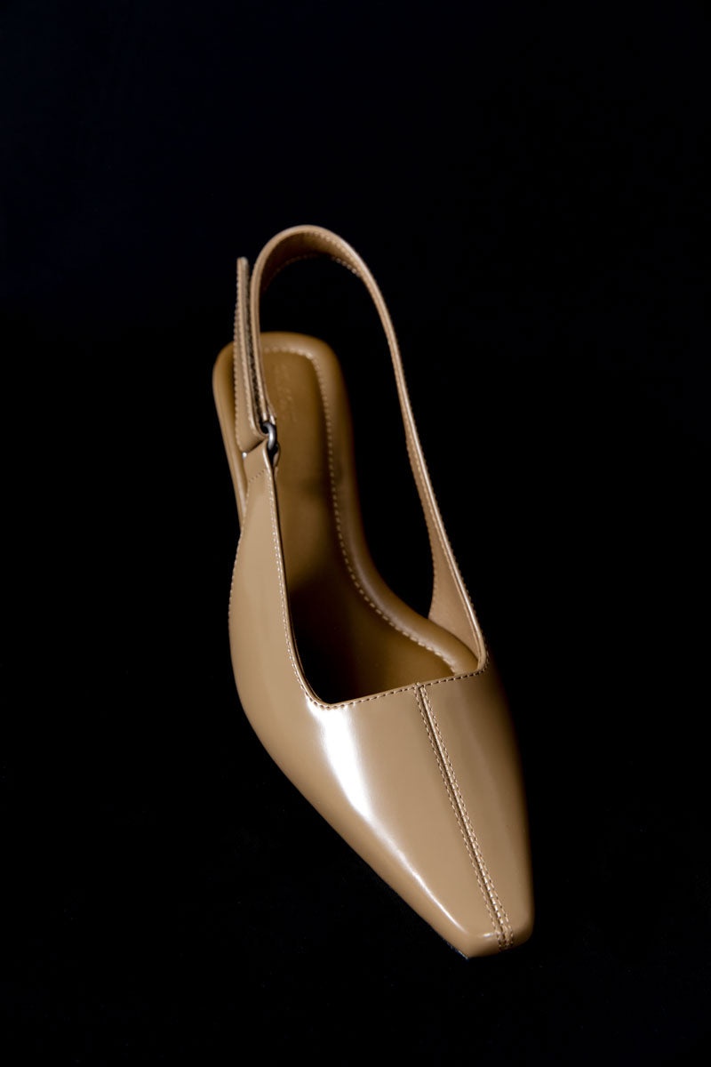 Utility Sling Back Heel - Oak - 4