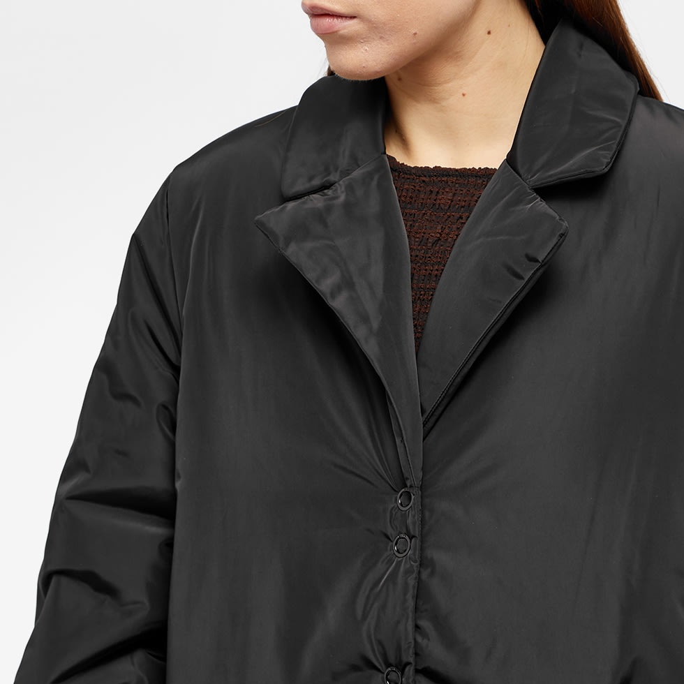 GANNI Light Padded Longline Coat - 5