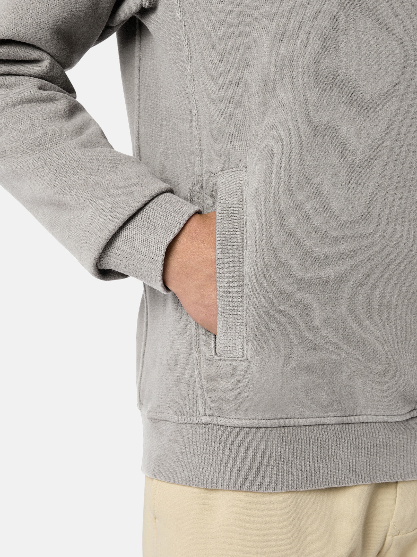 Stone Island 60820 BRUSHED ORGANIC COTTON FLEECE | REVERSIBLE