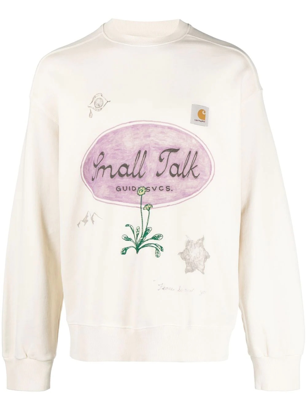 x Small Talk Studio printed Nelson sweatshirt - 1