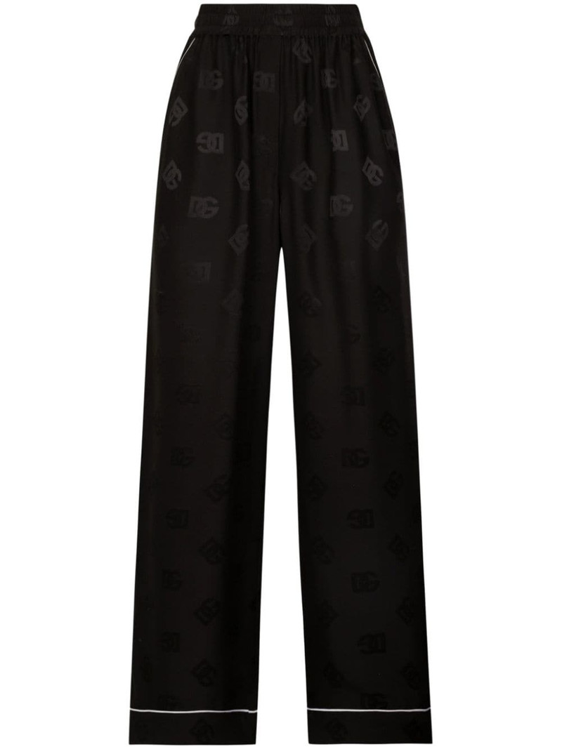 logo-print trousers 1