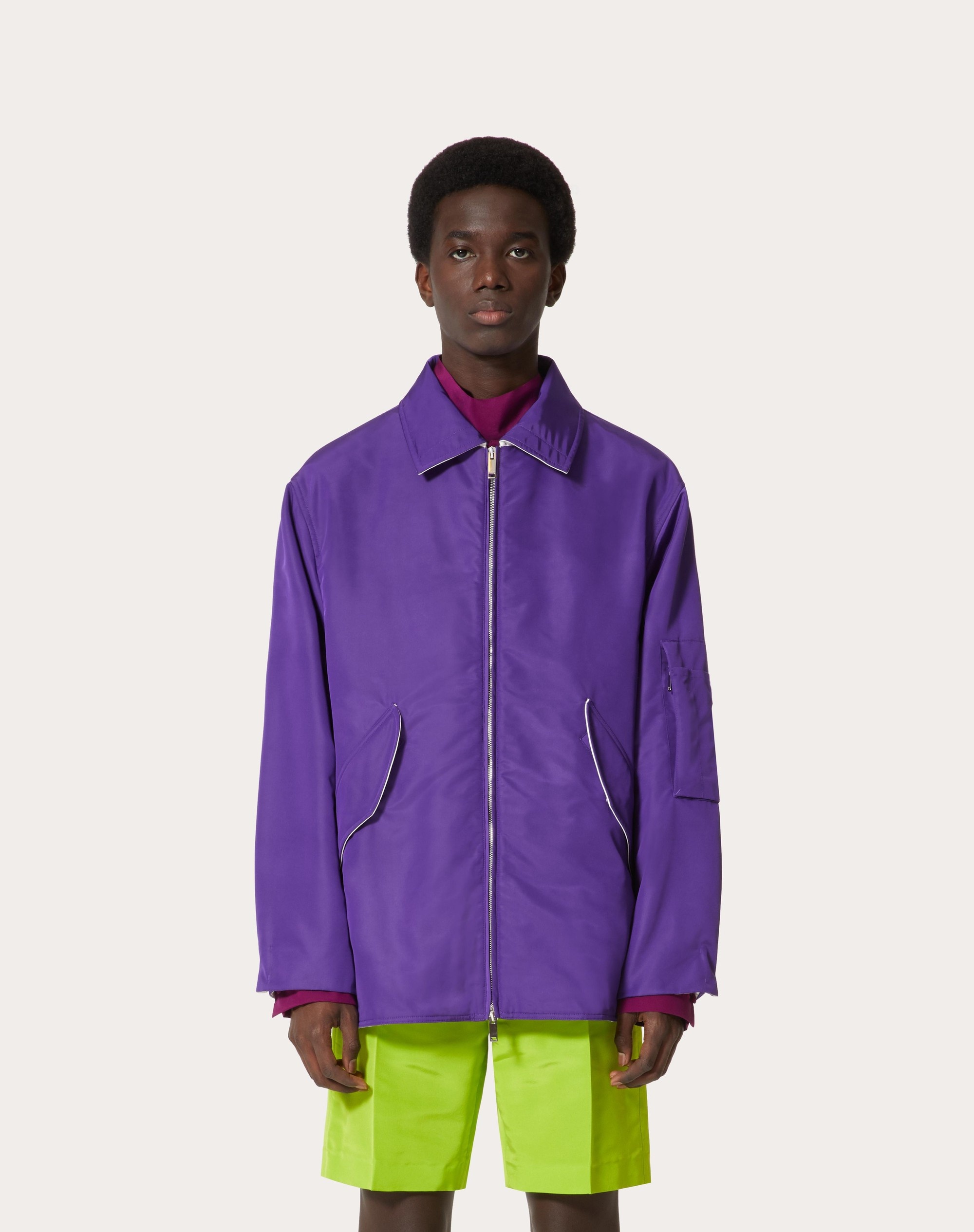 NYLON BOMBER JACKET - 3