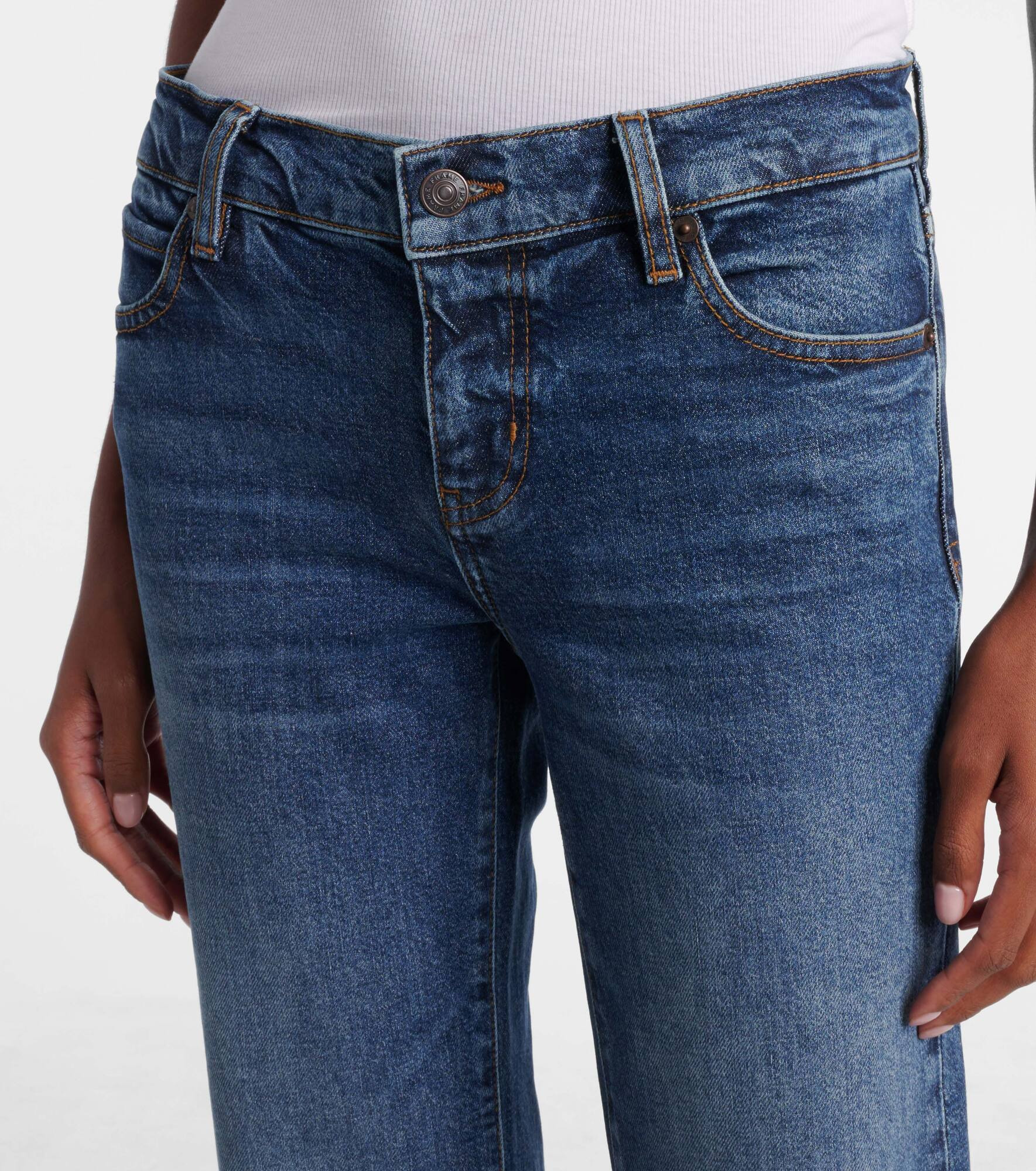 Arrow high-rise bootcut jeans - 4