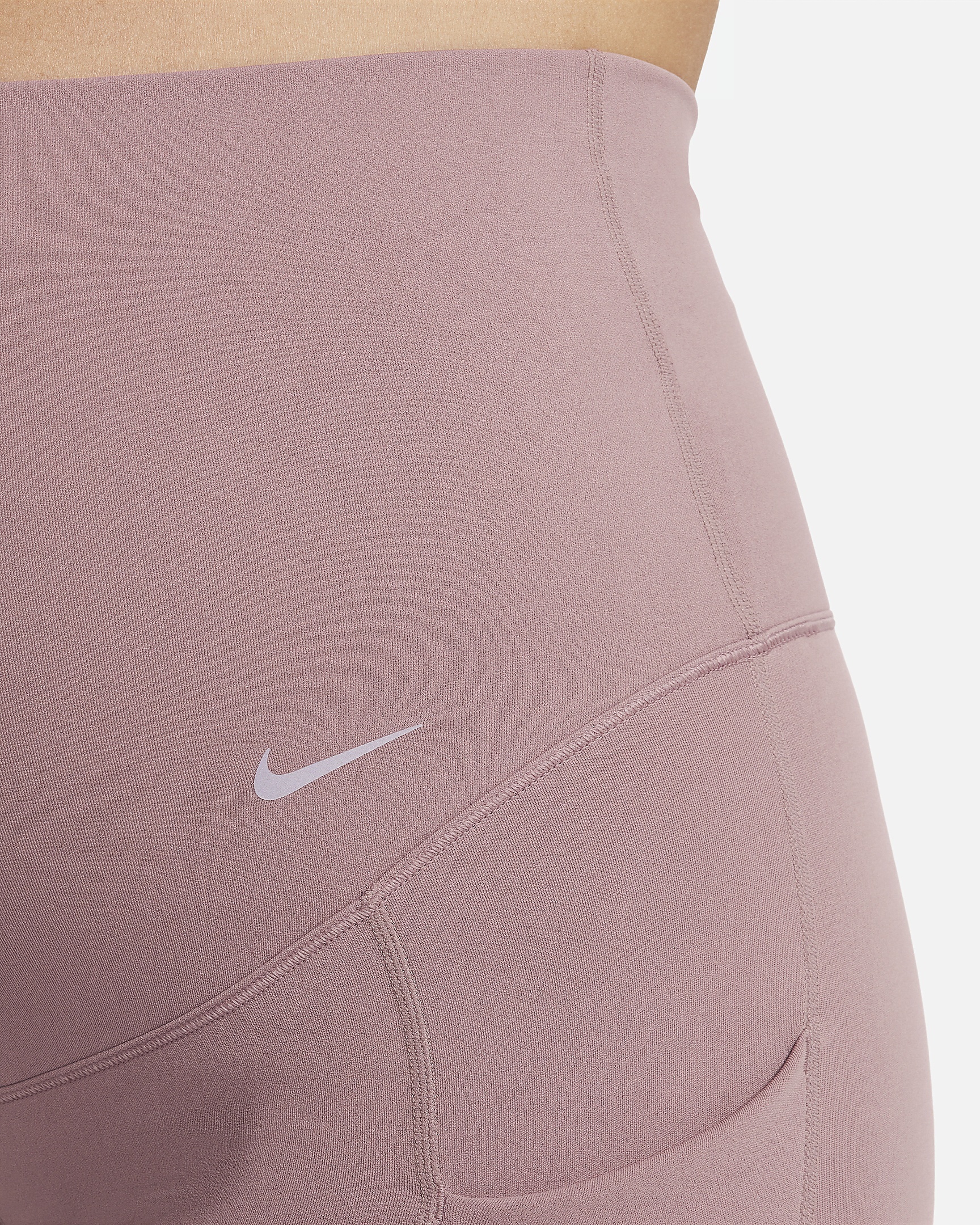 Nike Women's Zenvy (M) Gentle-Support High-Waisted 8" Biker Shorts with Pockets (Maternity) - 5