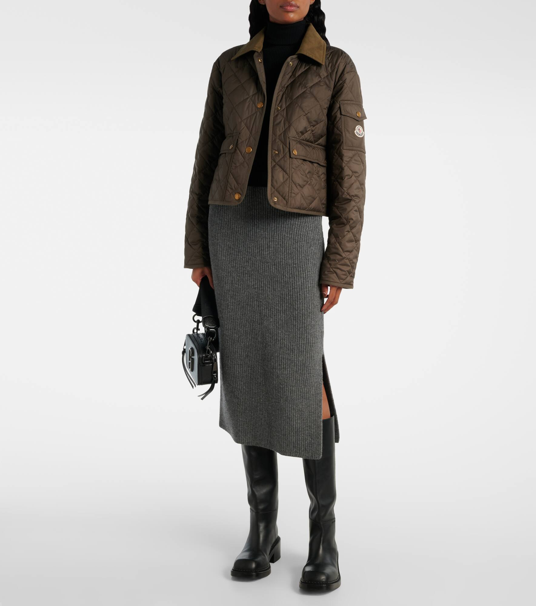Wool and cashmere midi skirt - 2