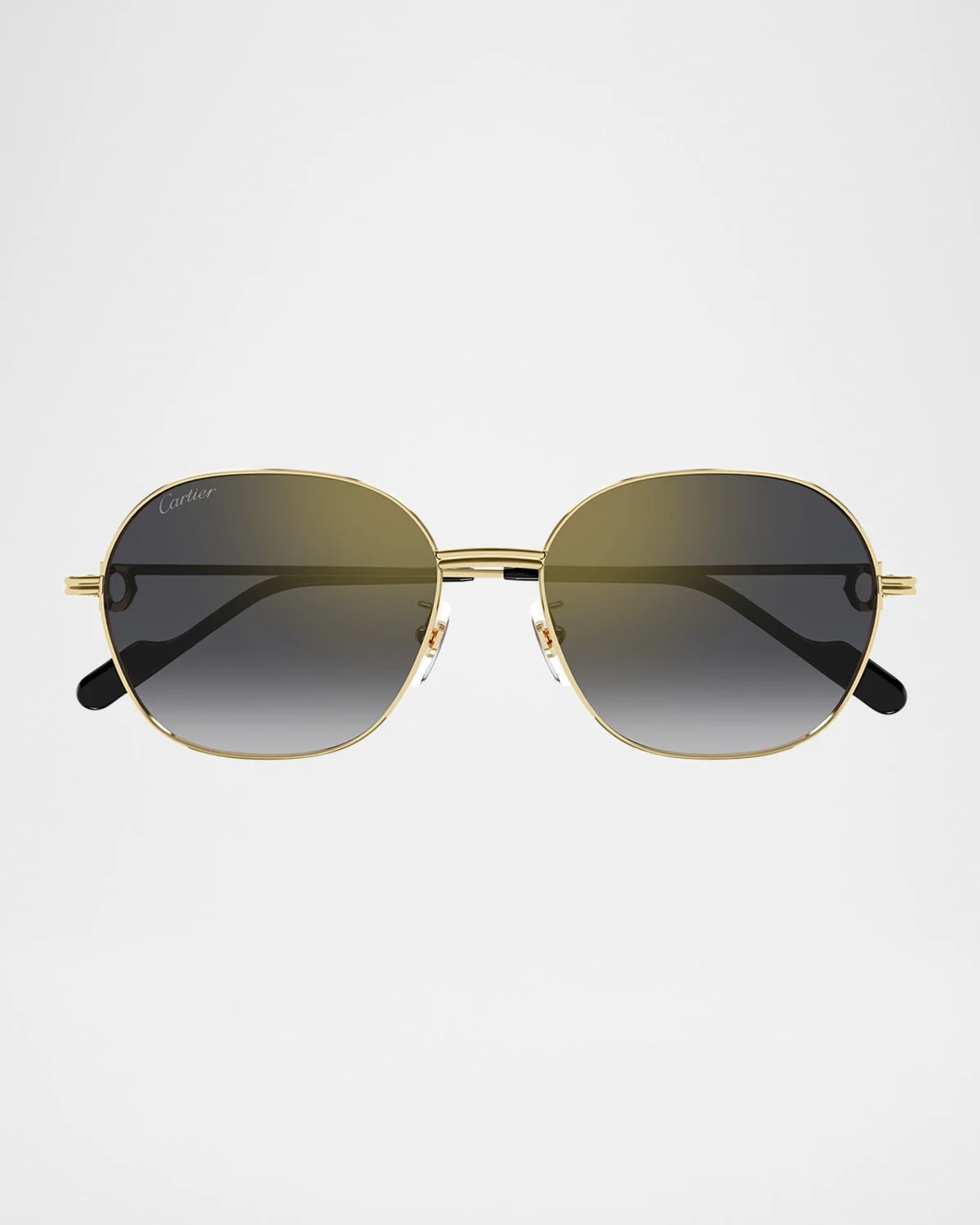 Gradient Metal Butterfly Sunglasses - 1