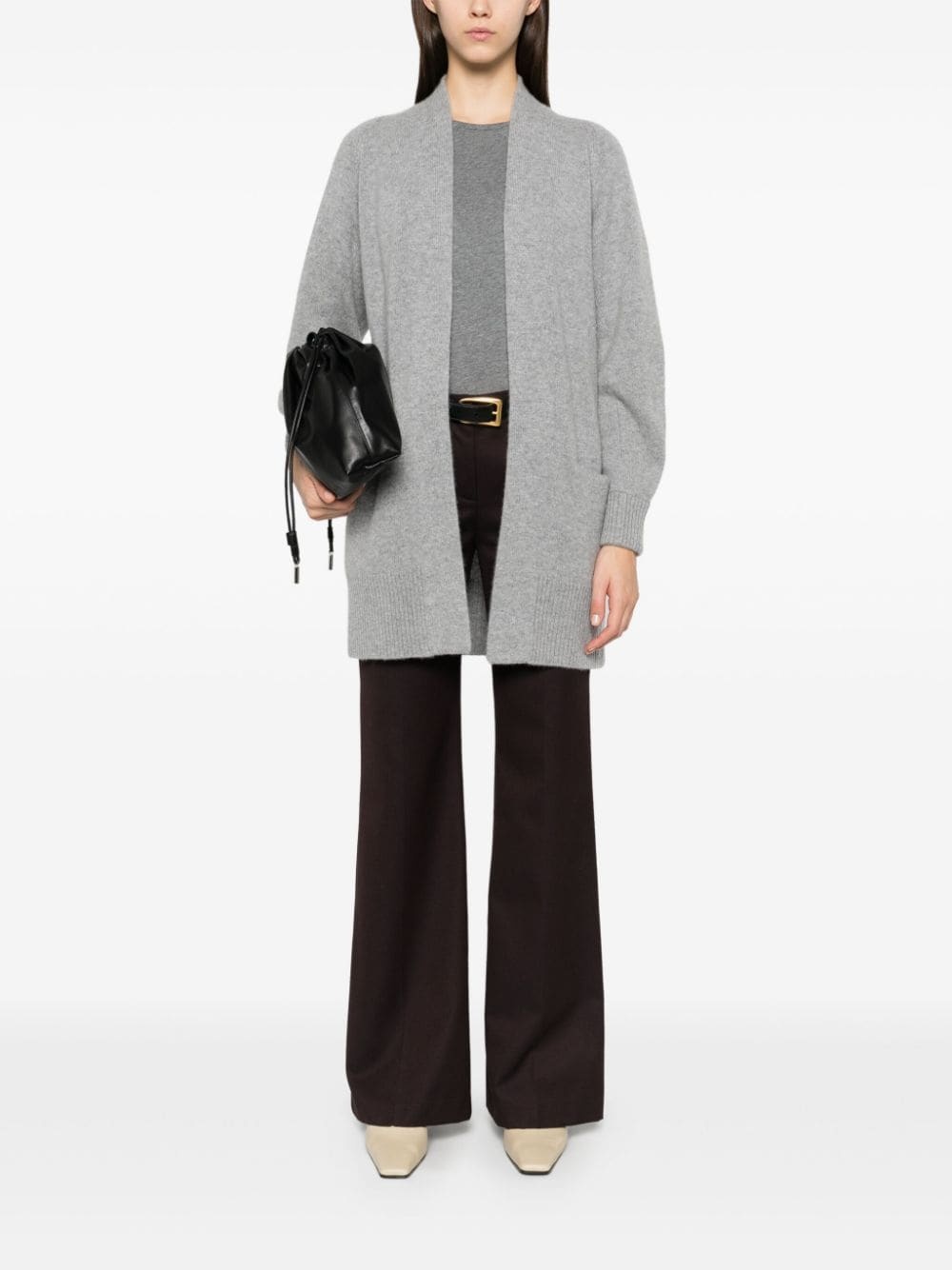 open-front cashmere cardigan - 2