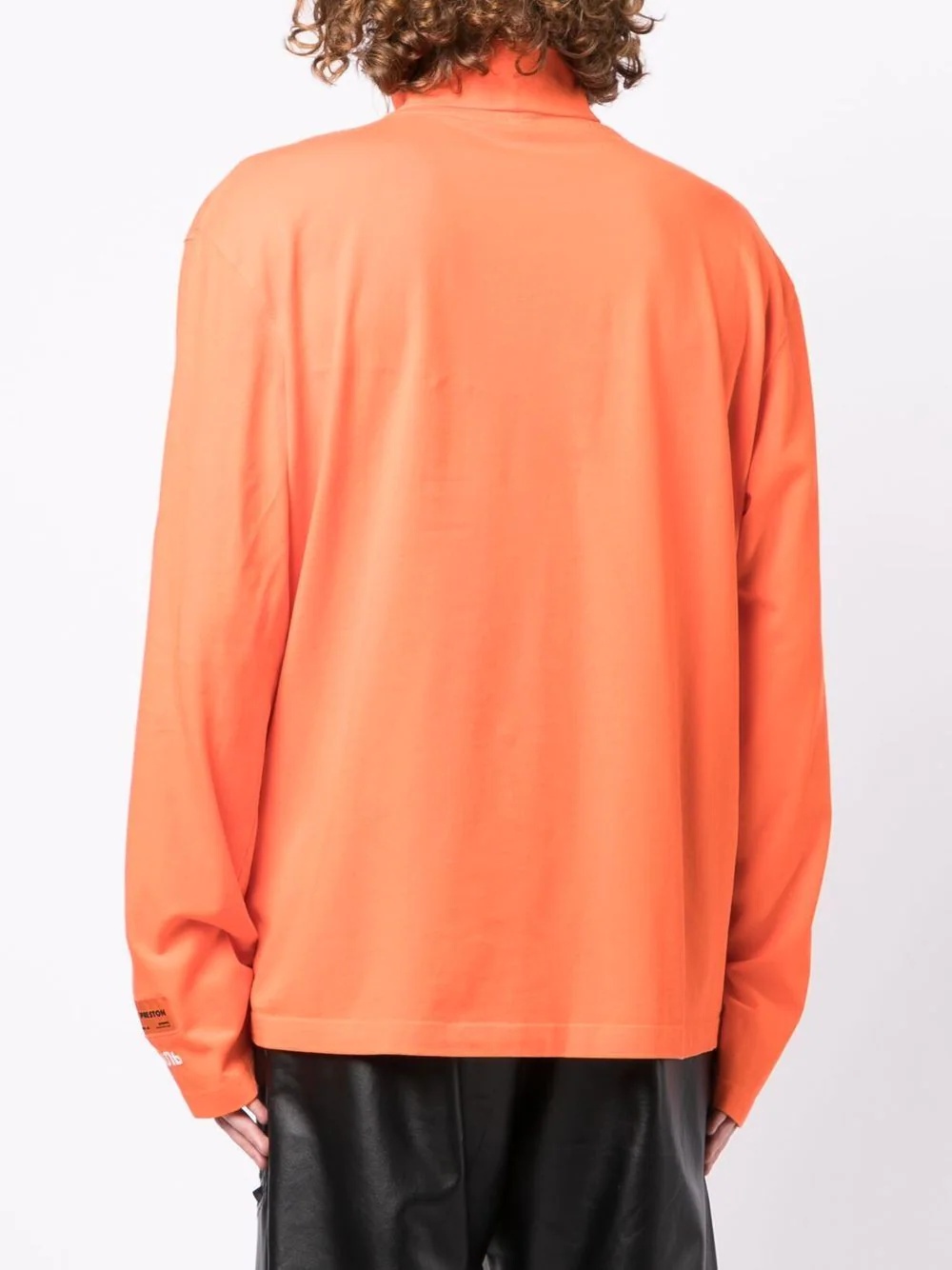 logo-detail roll-neck jumper - 4