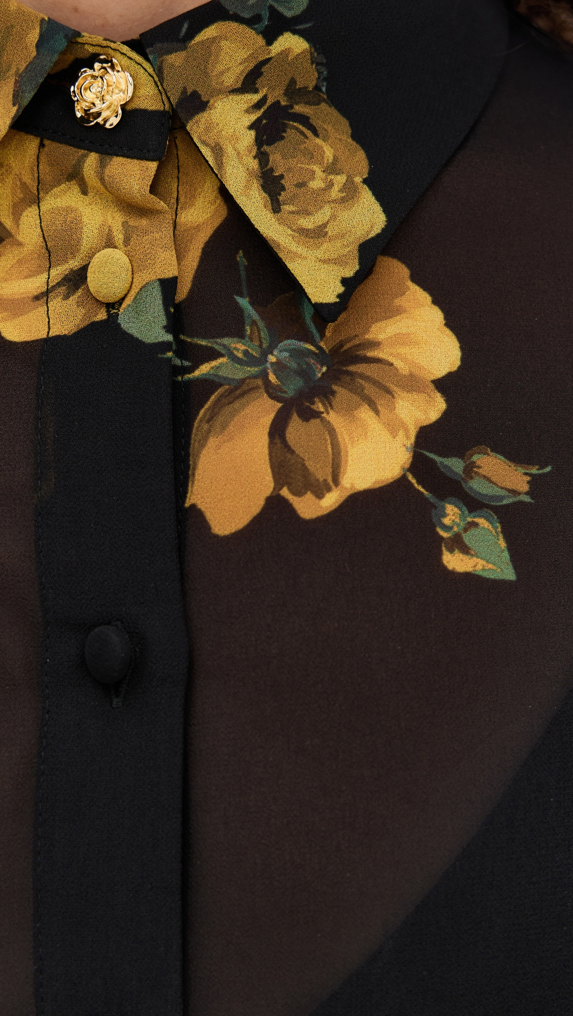Candace Blouson Sleeve Button Down - 5