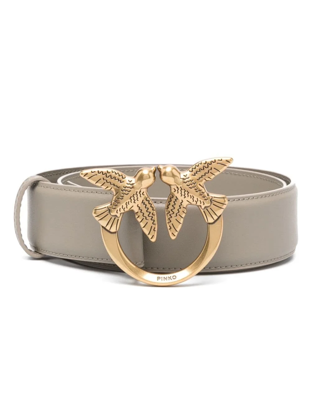 Love Birds-buckle leather belt - 1