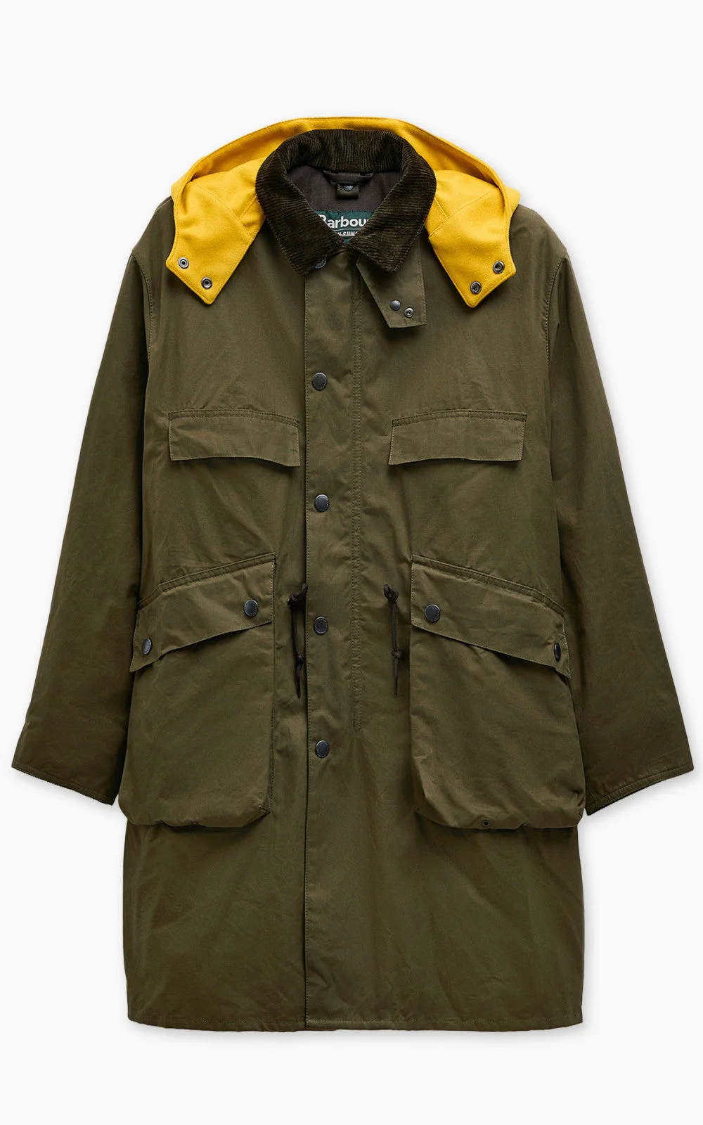 BARBOUR X KAPTAIN SUNSHINE BEDALE FIELD COAT KHAKI BROWN - 1