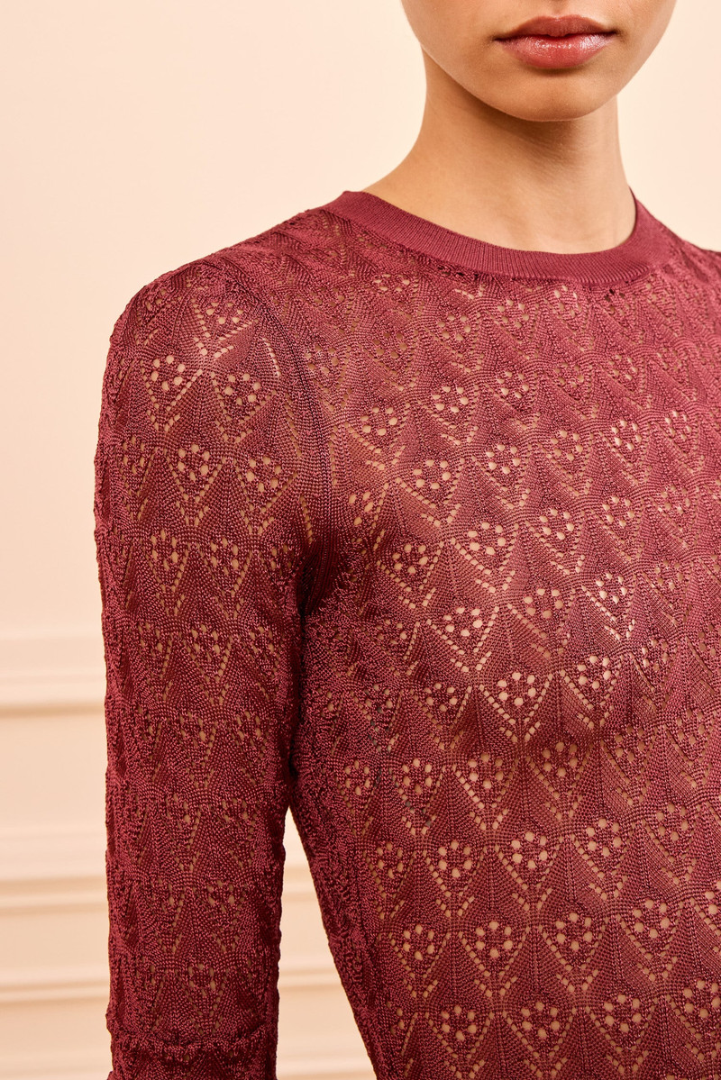 ULLA JOHNSON Lunaire Knit Top outlook