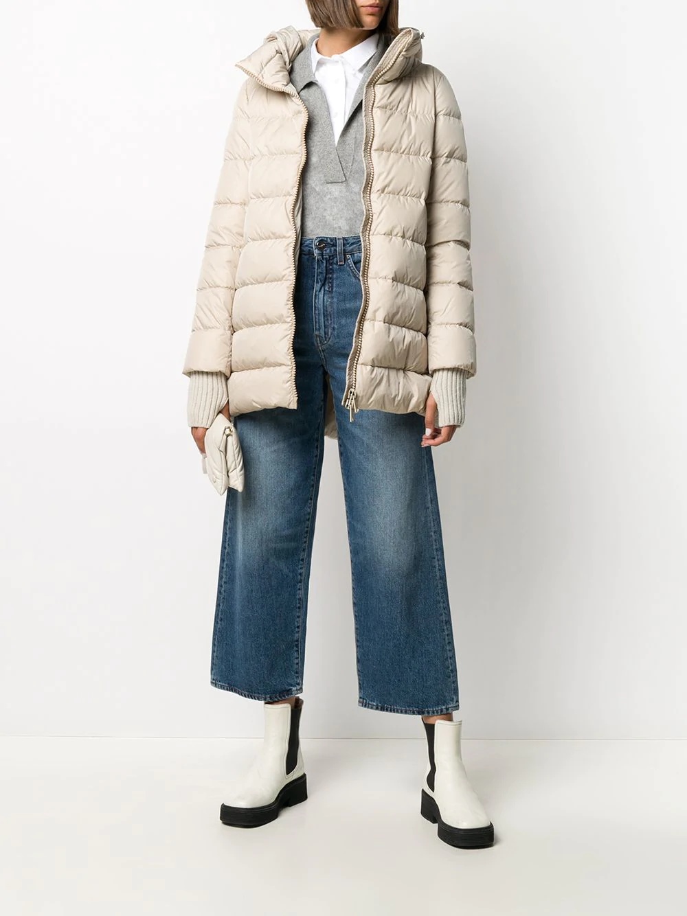 long line puffer jacket - 2