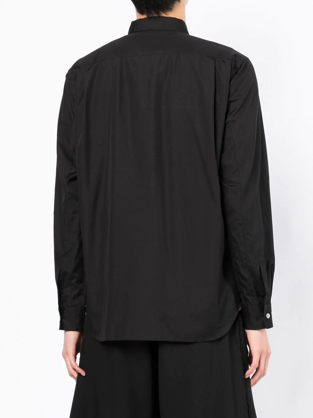 asymmetric long-sleeve shirt - 4