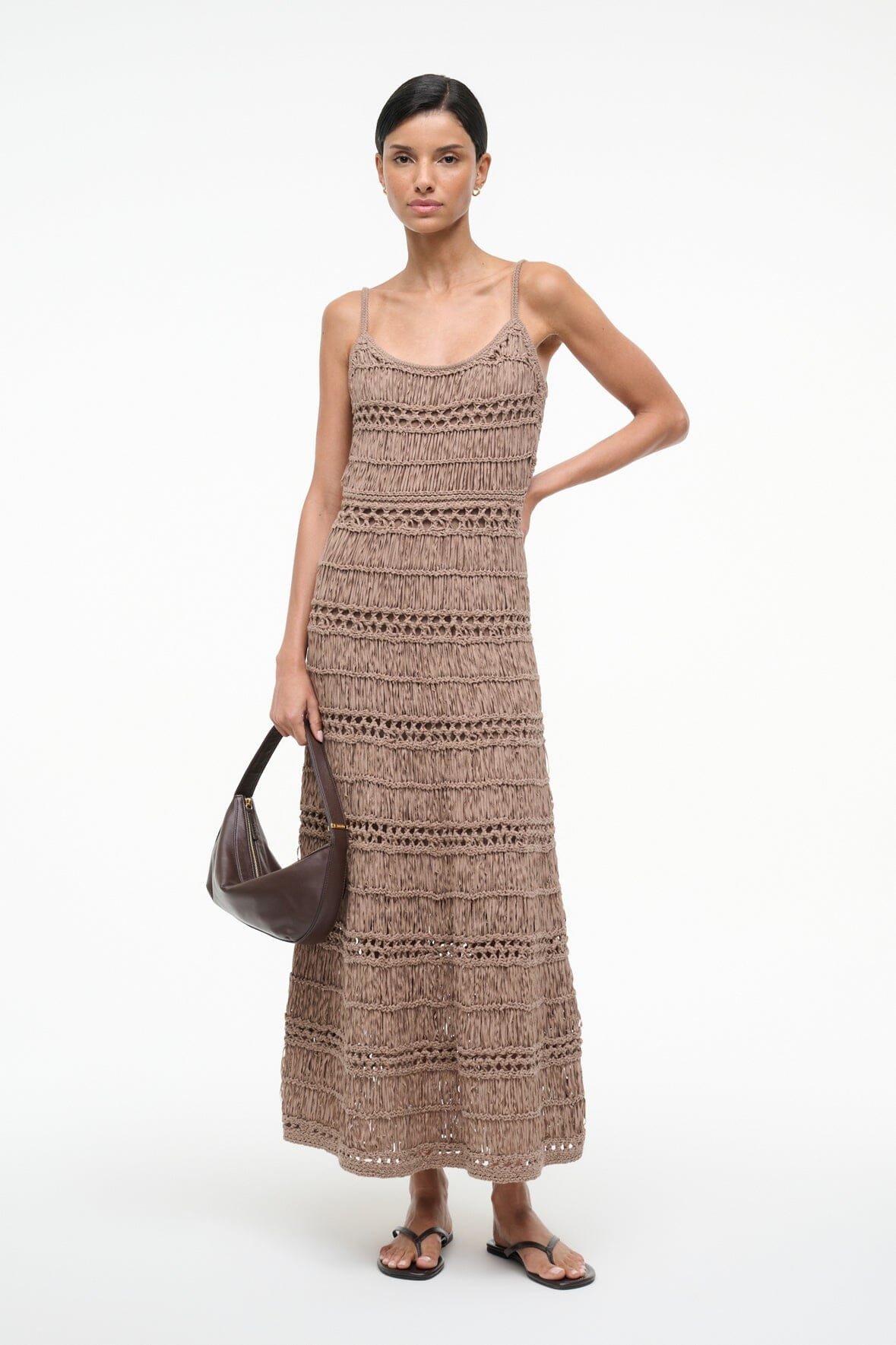 STAUD KINGSTON DRESS DESERT - 4