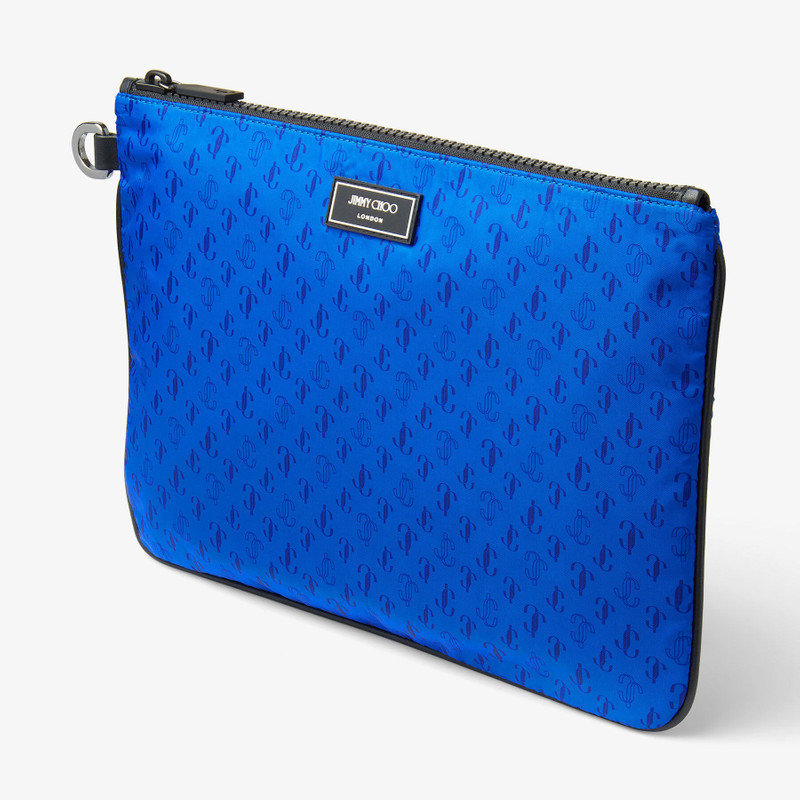 JIMMY CHOO Derek-n
Ultraviolet JC Printed Nylon Clutch Bag outlook