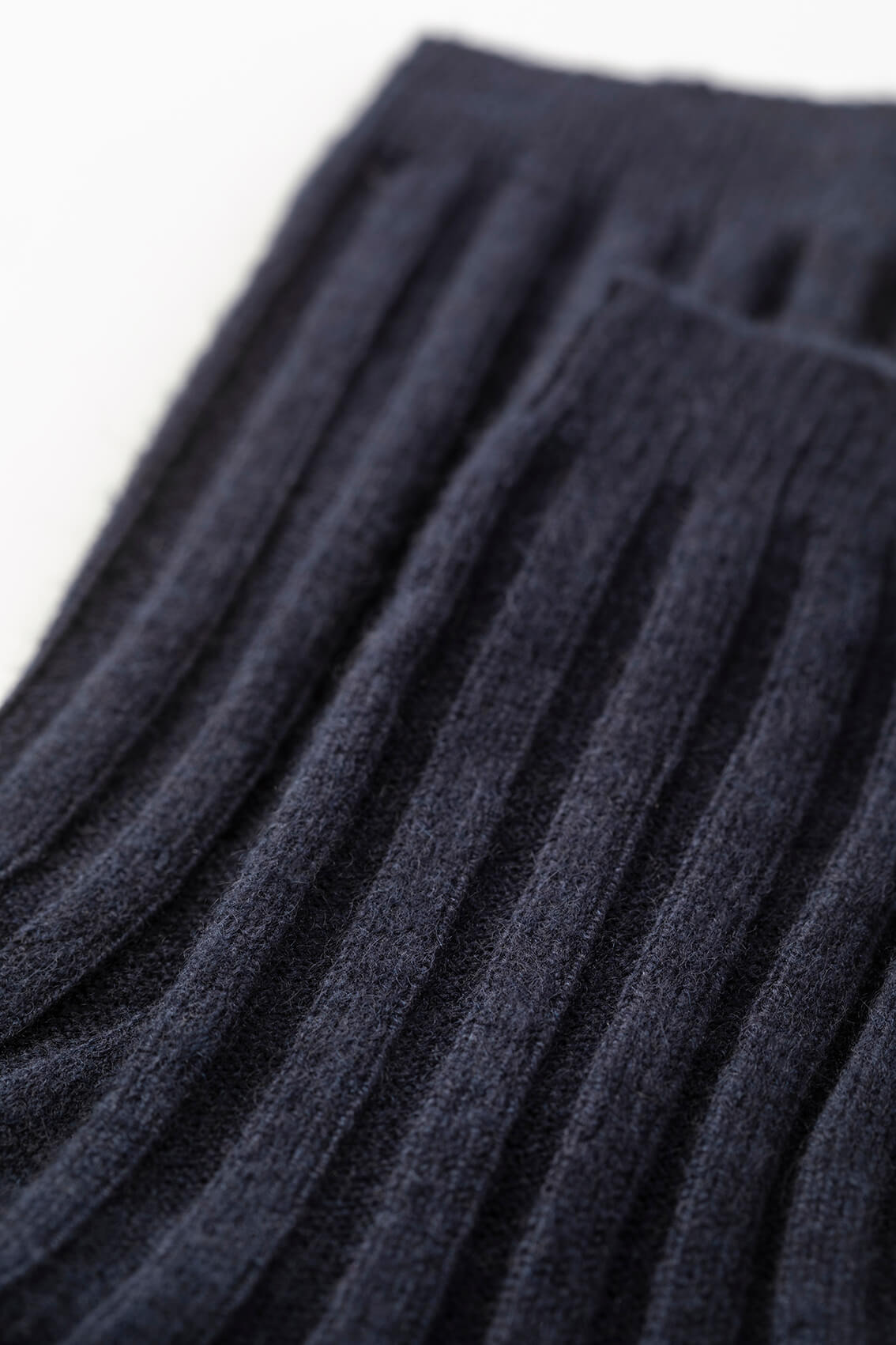 Men's Navy Cashmere Lounge Socks - 2