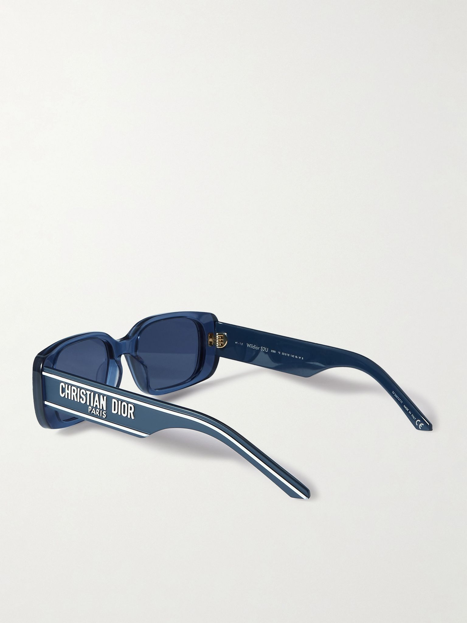 Wildior S2U rectangular-frame acetate sunglasses Blue - 3