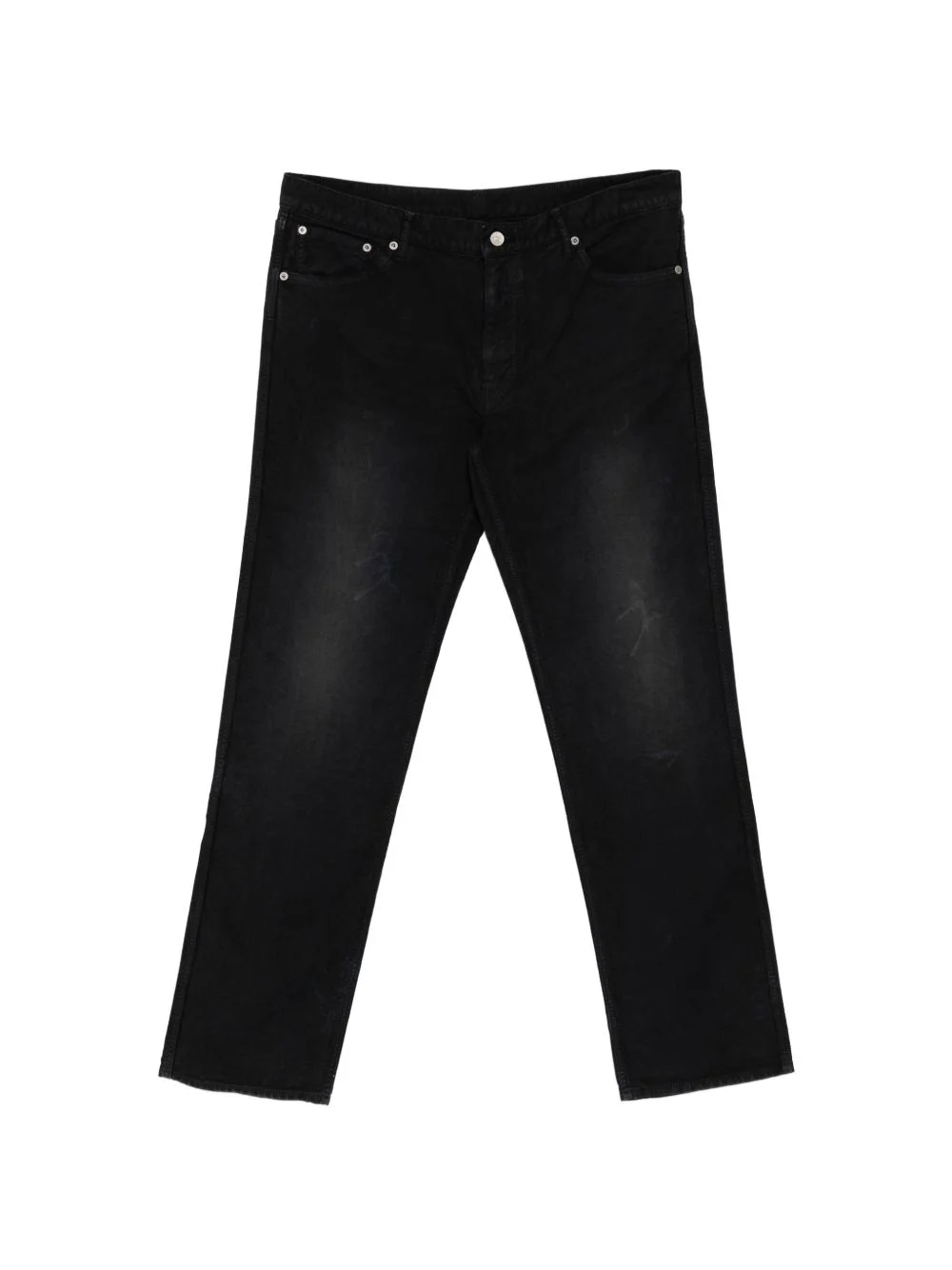 faded-effect jeans - 1