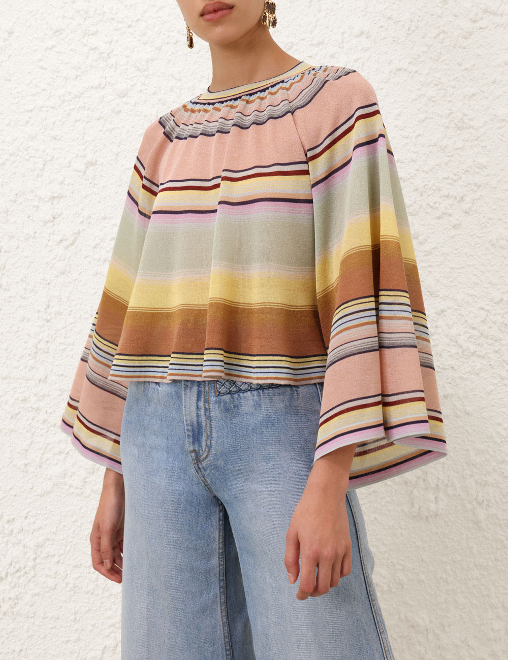 Coco Stripe Bell Sleeve Top - 3