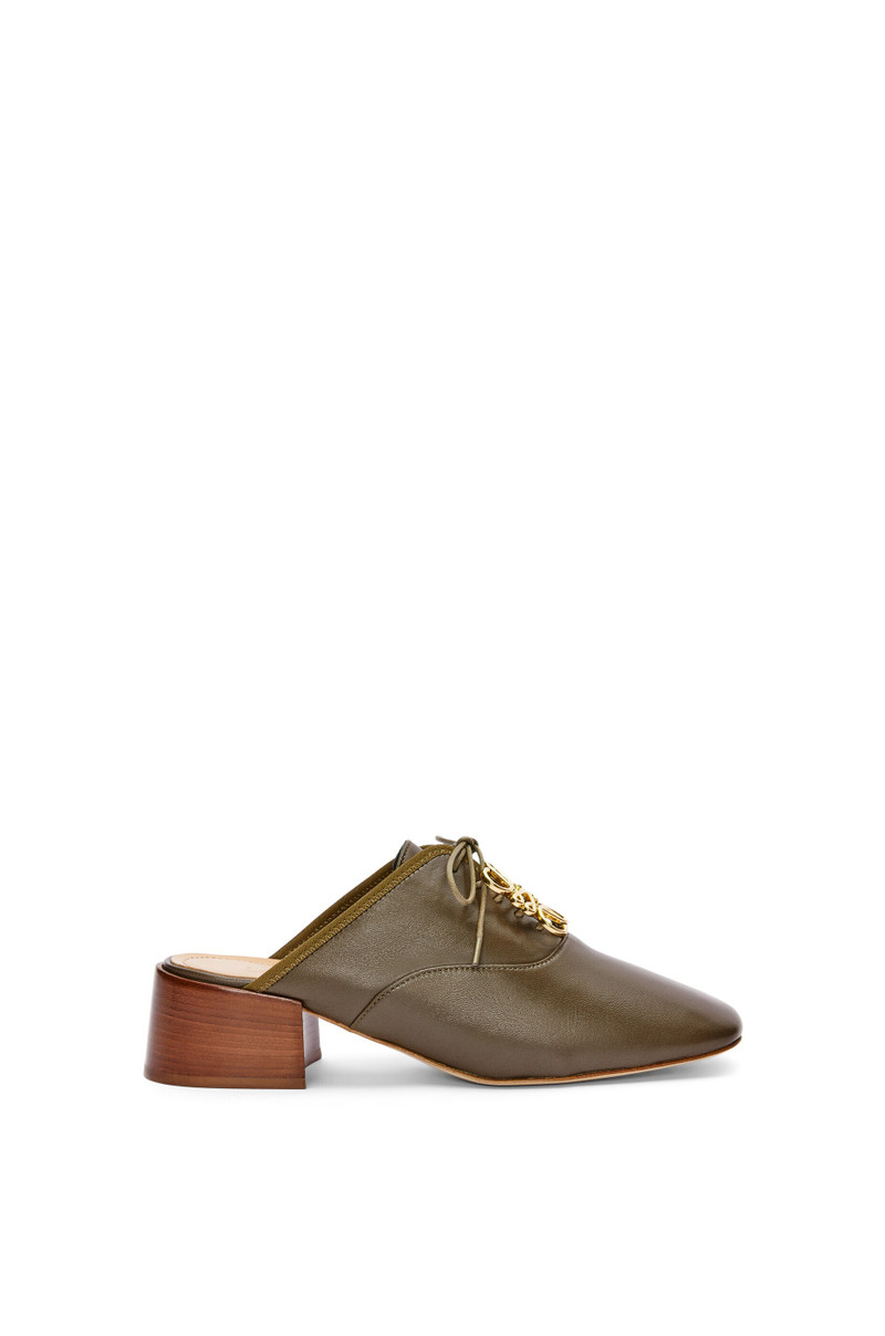 Anagram slip-on derby in lambskin 1