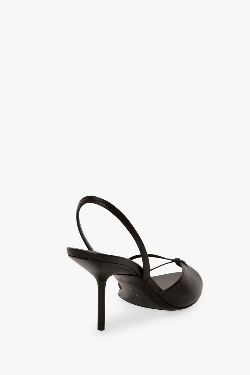 Victoria Beckham Harlow Stiletto Sandal In Black Smooth Leather outlook