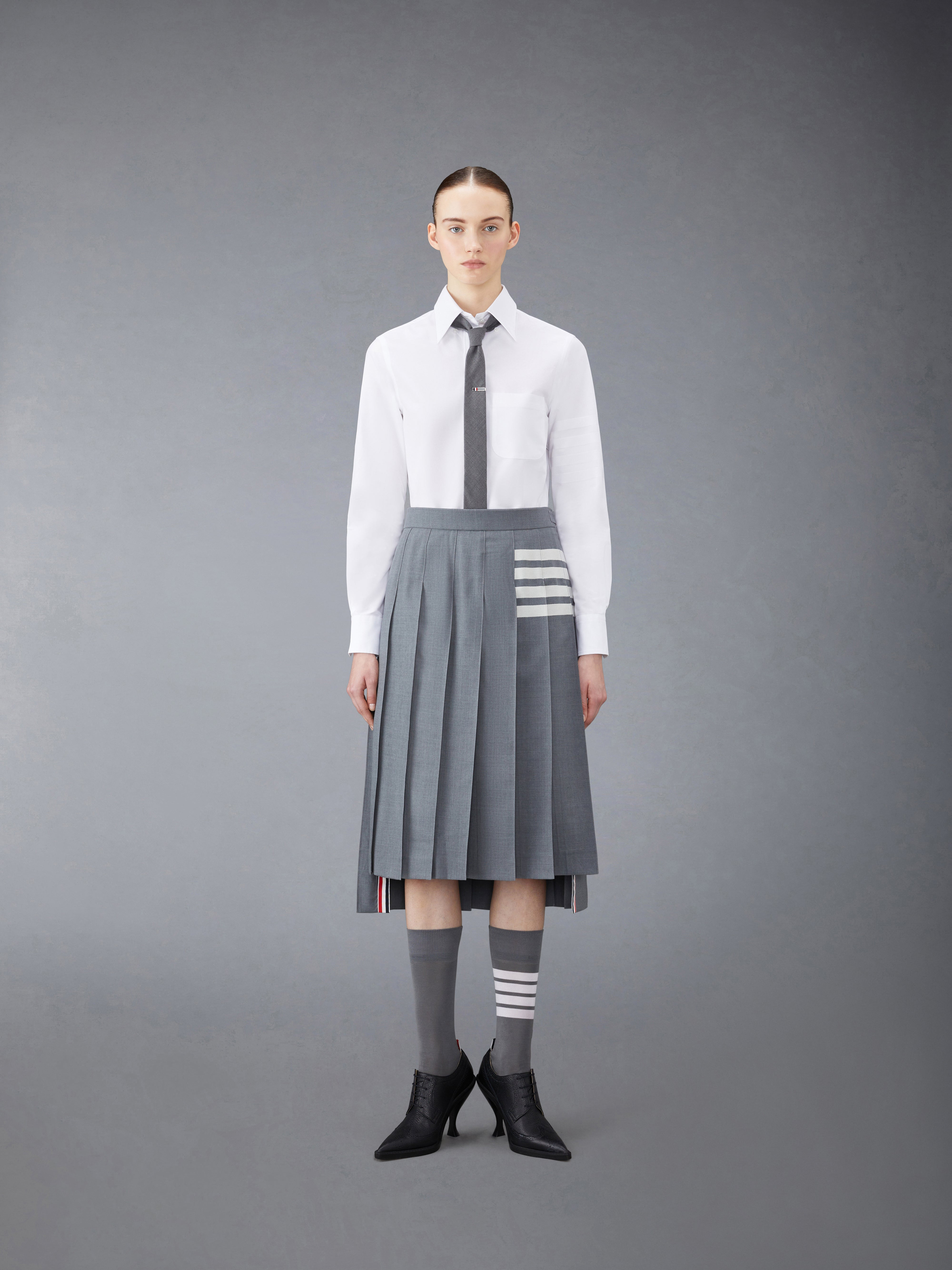 long-sleeve button-fastening shirt - 4
