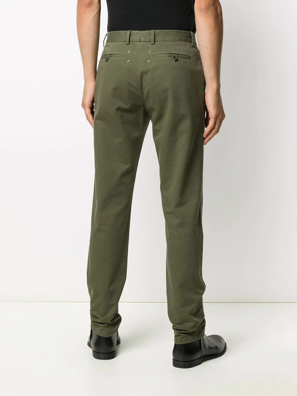 straight-leg chinos - 4