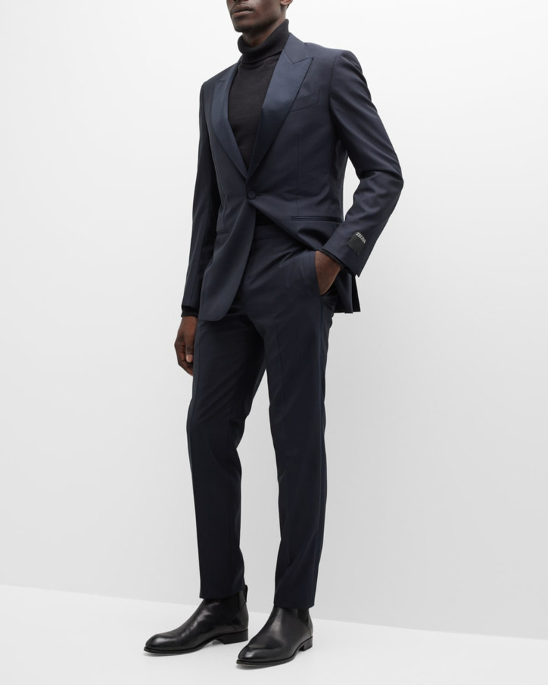 ZEGNA Men's Sartorial Wool and Silk Tuxedo outlook