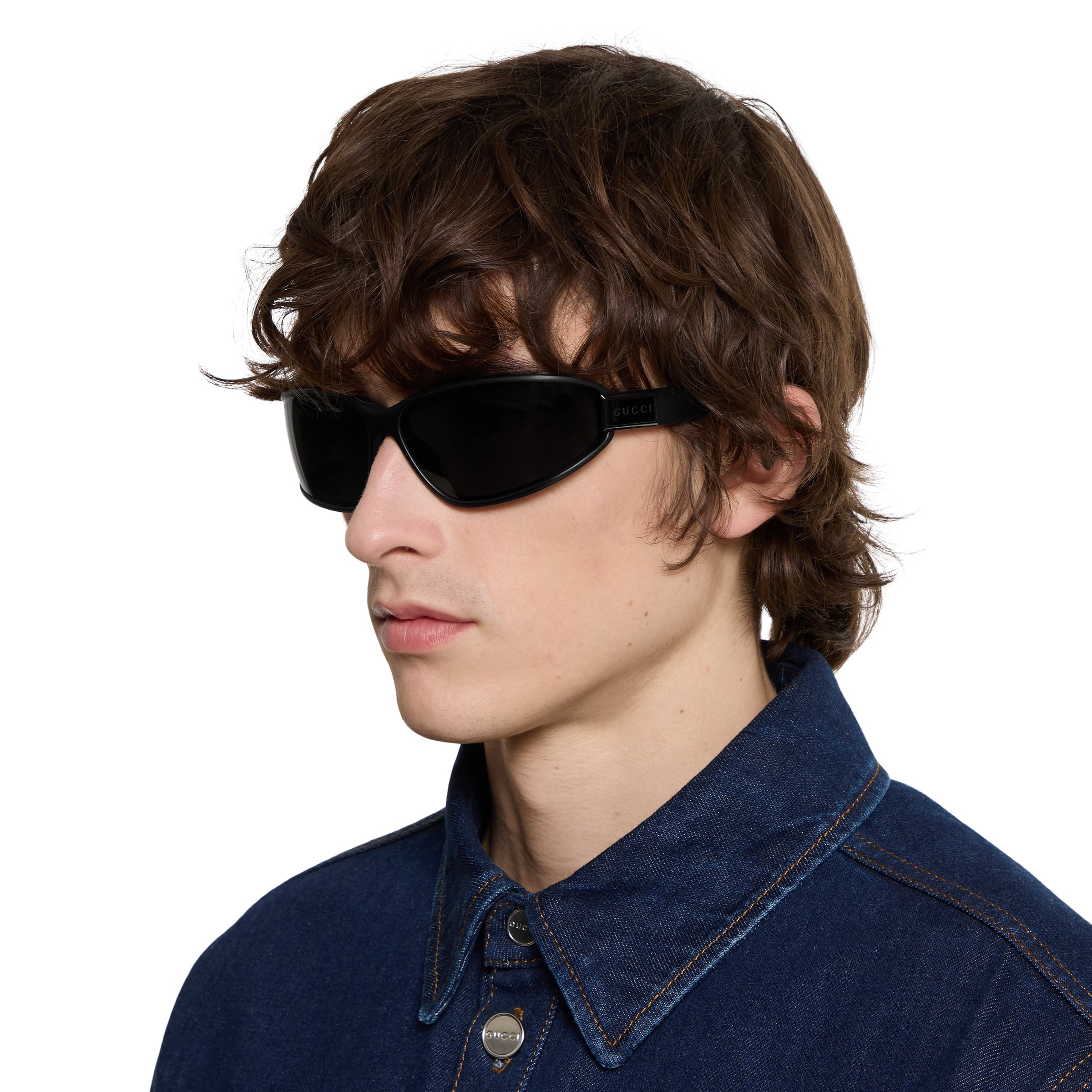 Rectangular frame sunglasses - 4