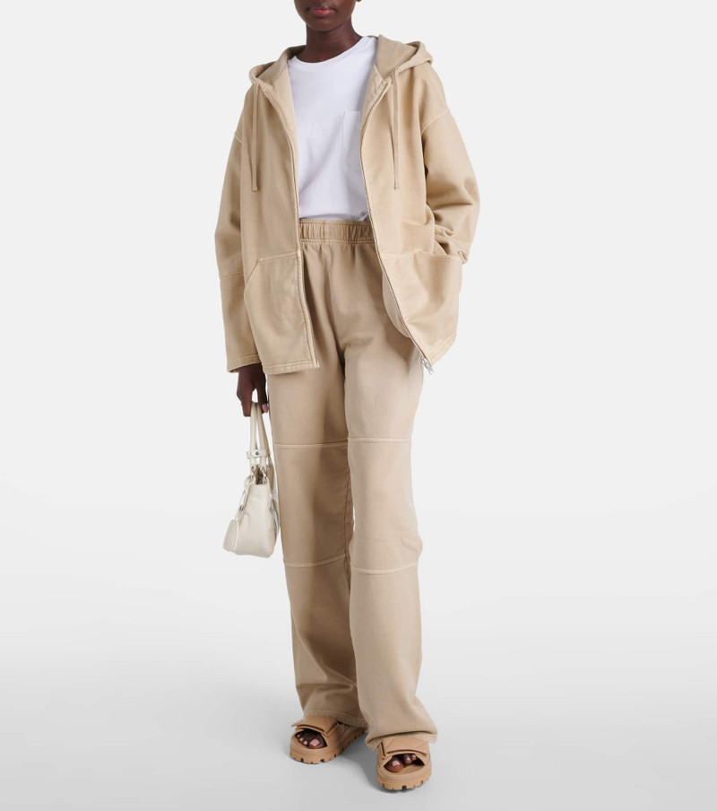 Prada High-rise cotton sweatpants outlook