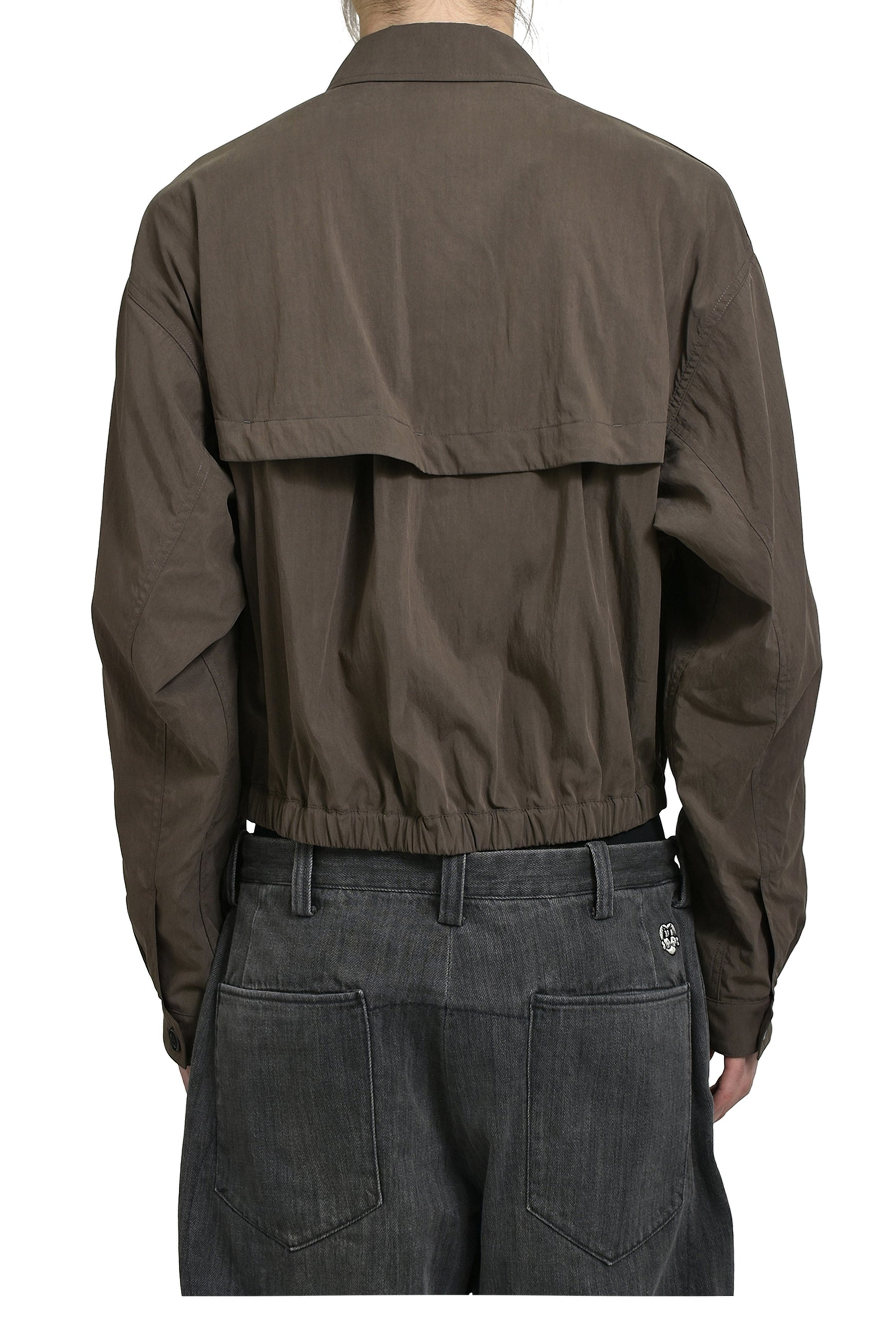 ZIPPED BLOUSON / CREAMY WHT - 2