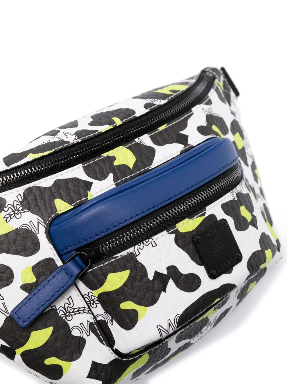 Fursten leopard-print leather belt bag - 4