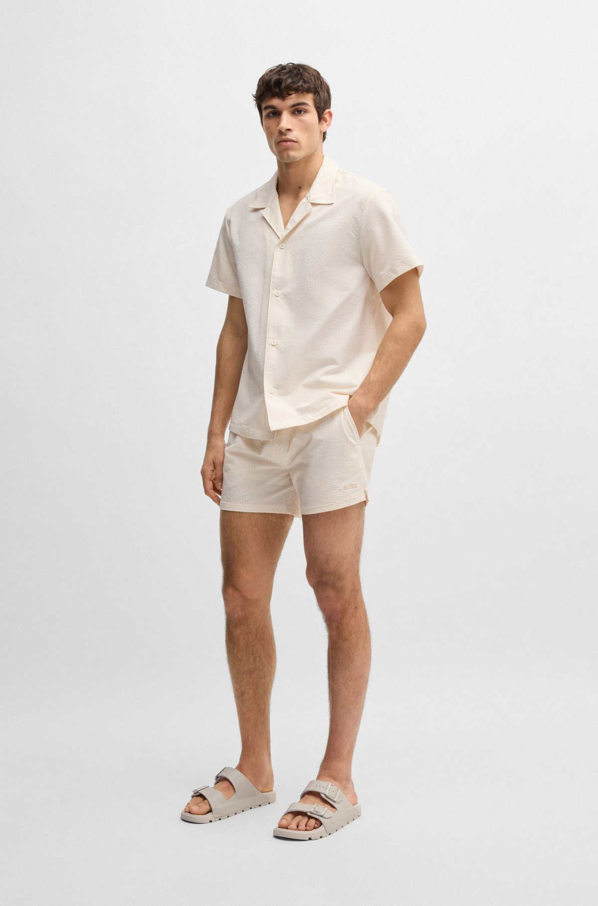 ALL-GENDER TWIN-STRAP SANDALS WITH STRUCTURED UPPERS - 3