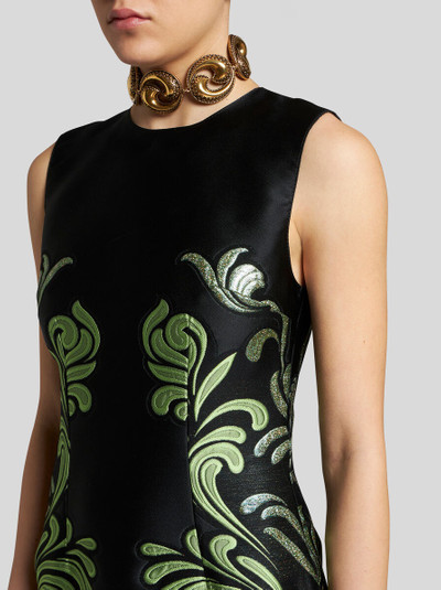 Etro JACQUARD BROCADE SHEATH DRESS outlook