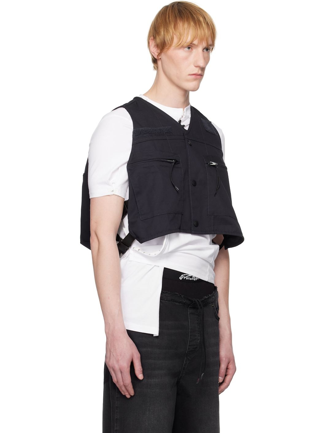 Navy Backpack Vest - 2