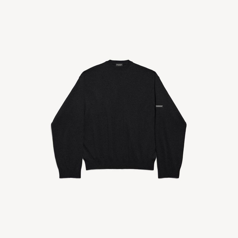 Men's Crewneck Sweater in Black 1