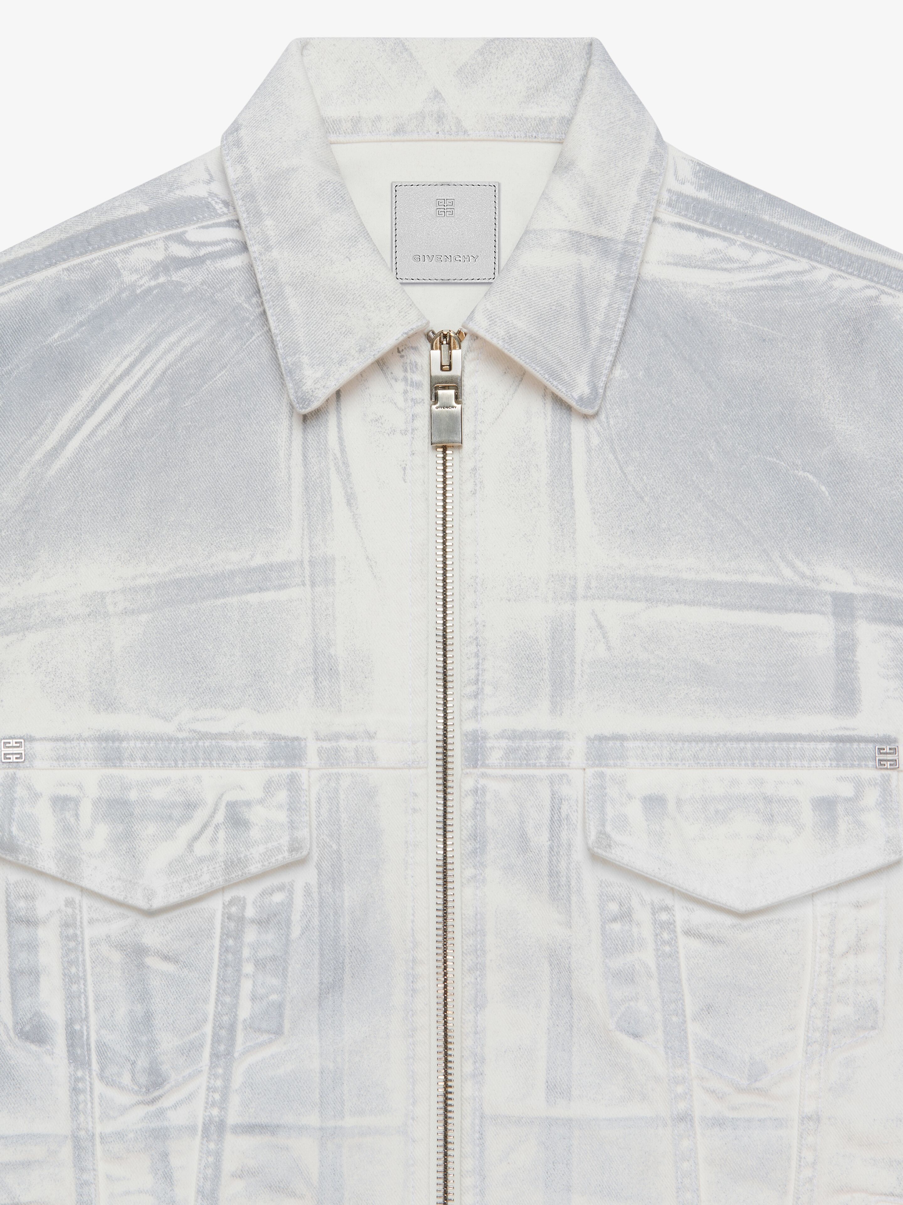 OVERSIZED SLEEVELESS JACKET IN DENIM - 5