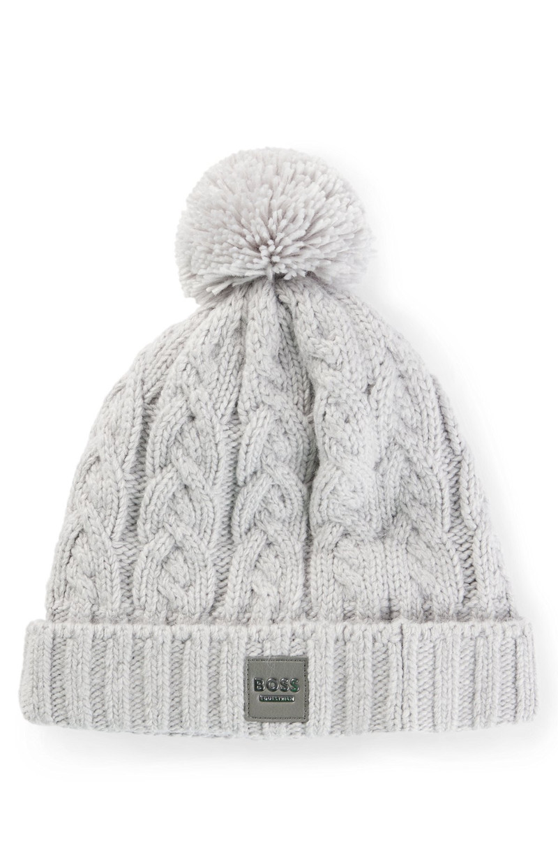 EQUESTRIAN LIGHTWEIGHT BOBBLE HAT WITH FLEECE INNER 1